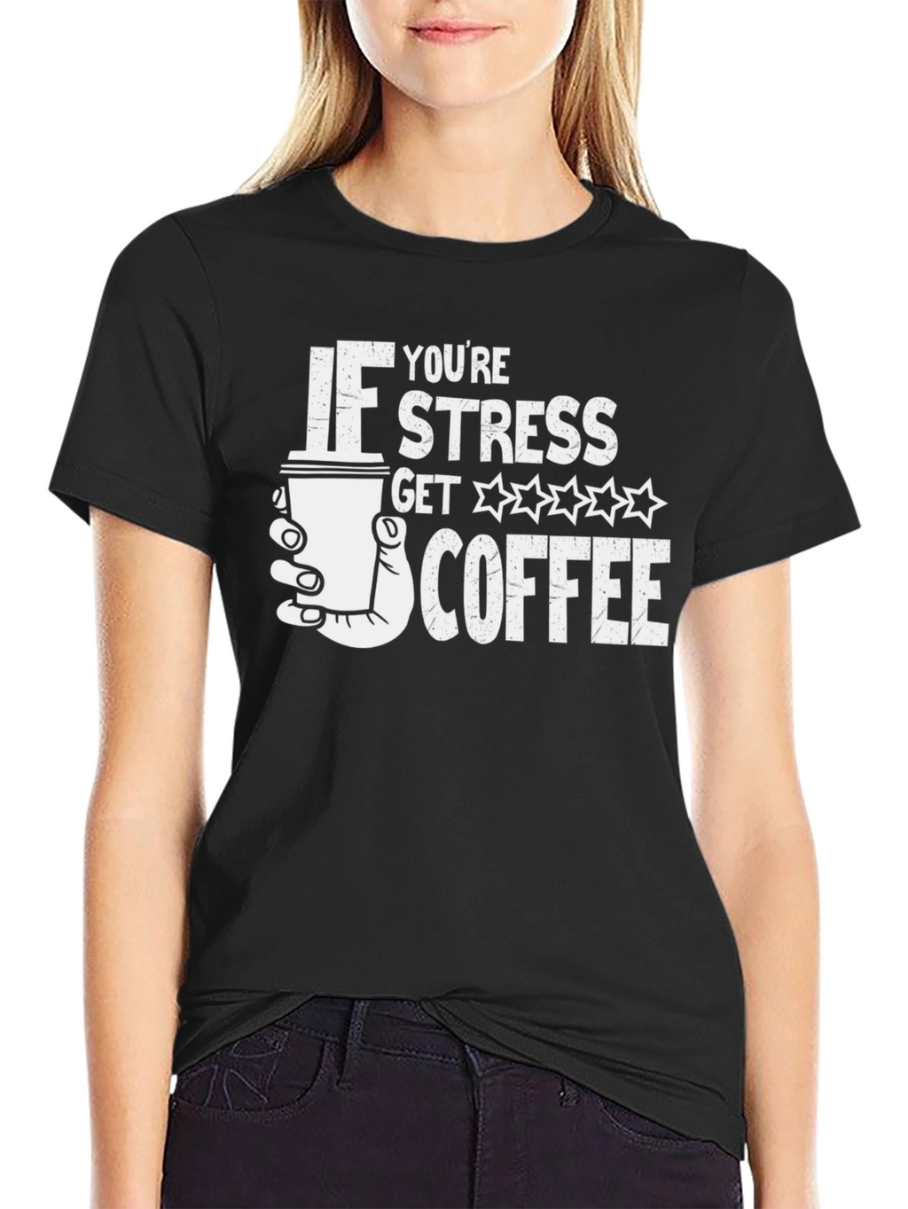 Funny Stress Coffee T-Shirt