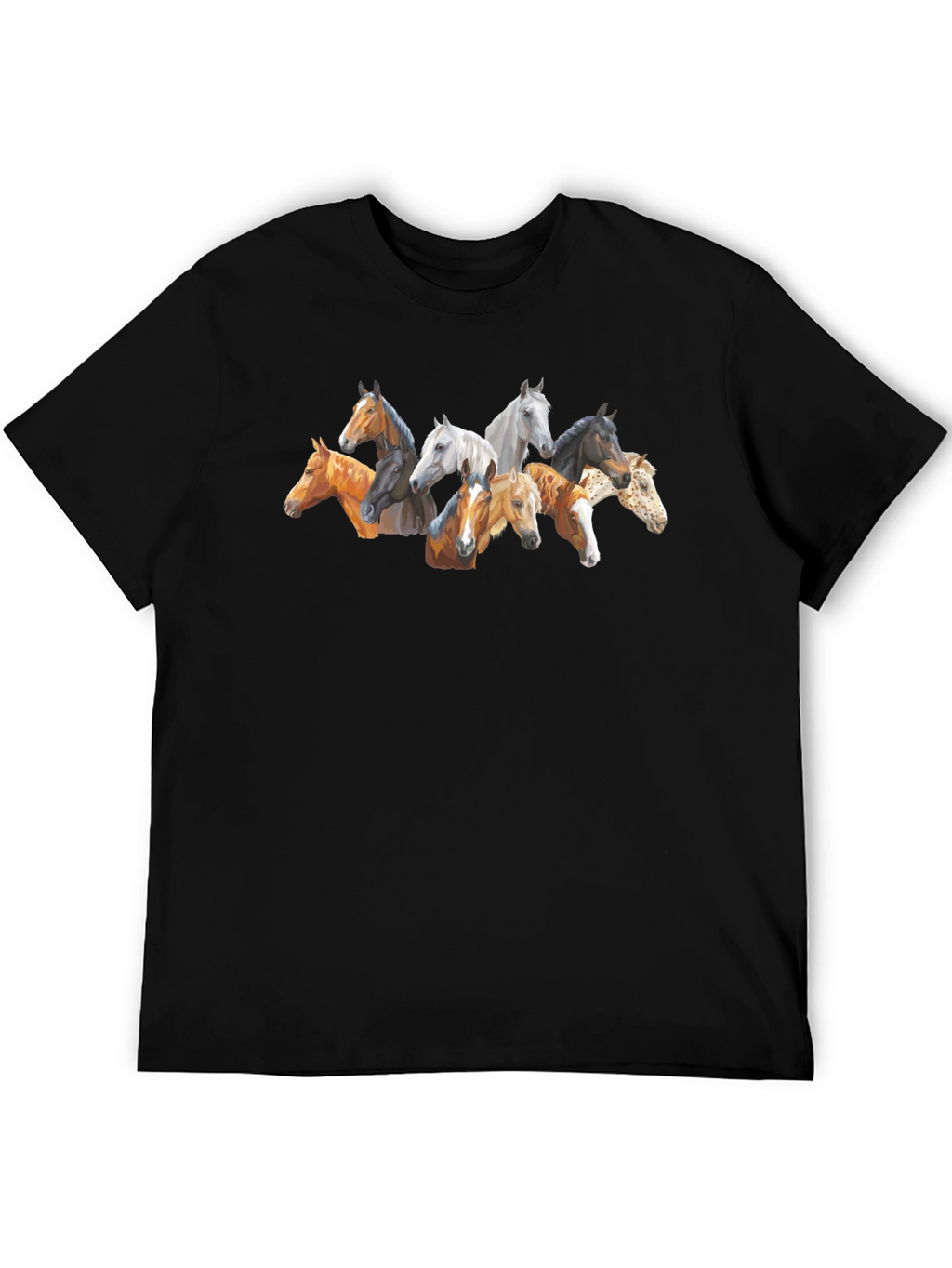 Horse Head T-Shirt - Unique Animal Lover Design