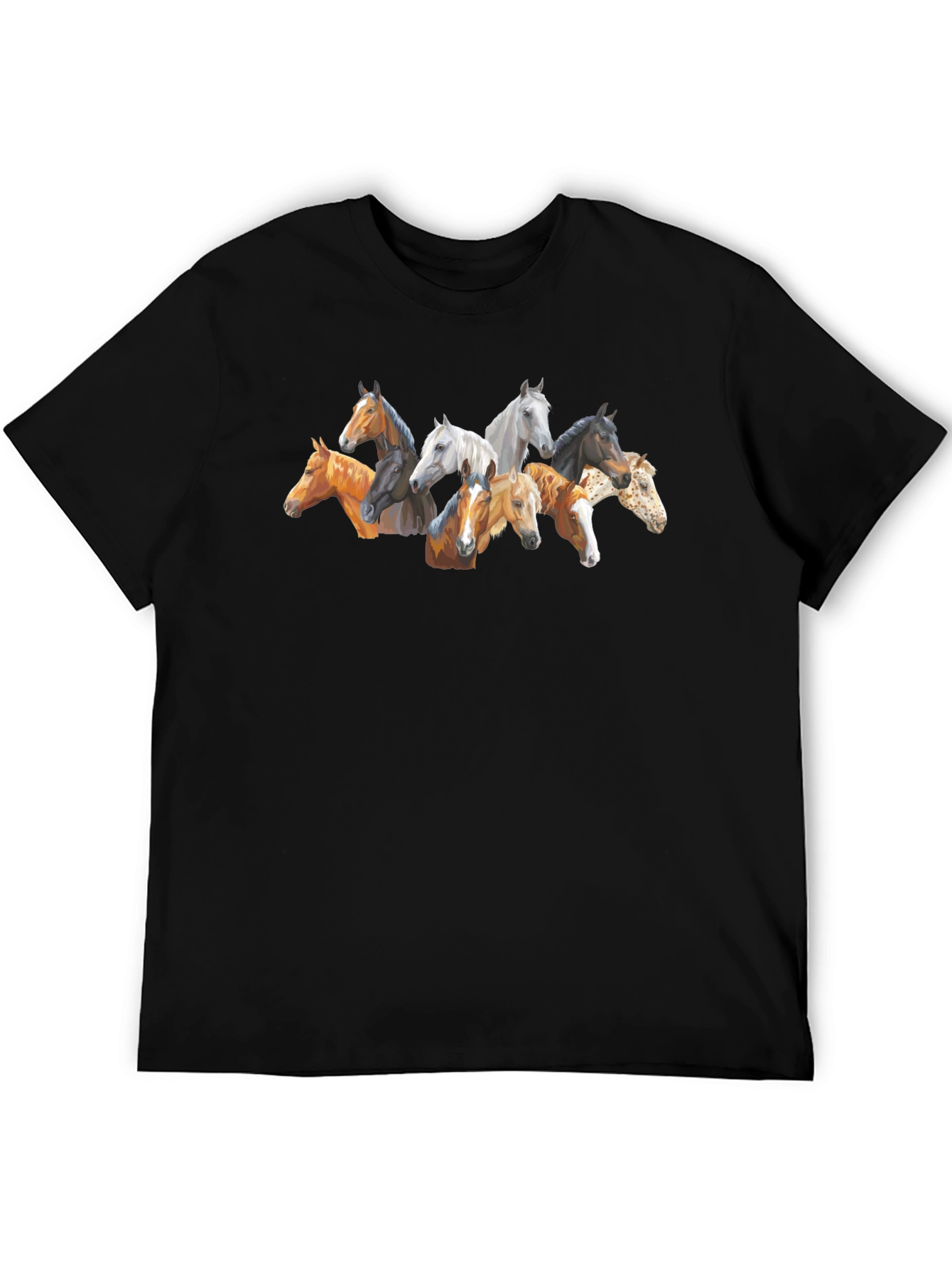 Horse Head T-Shirt - Unique Animal Lover Design