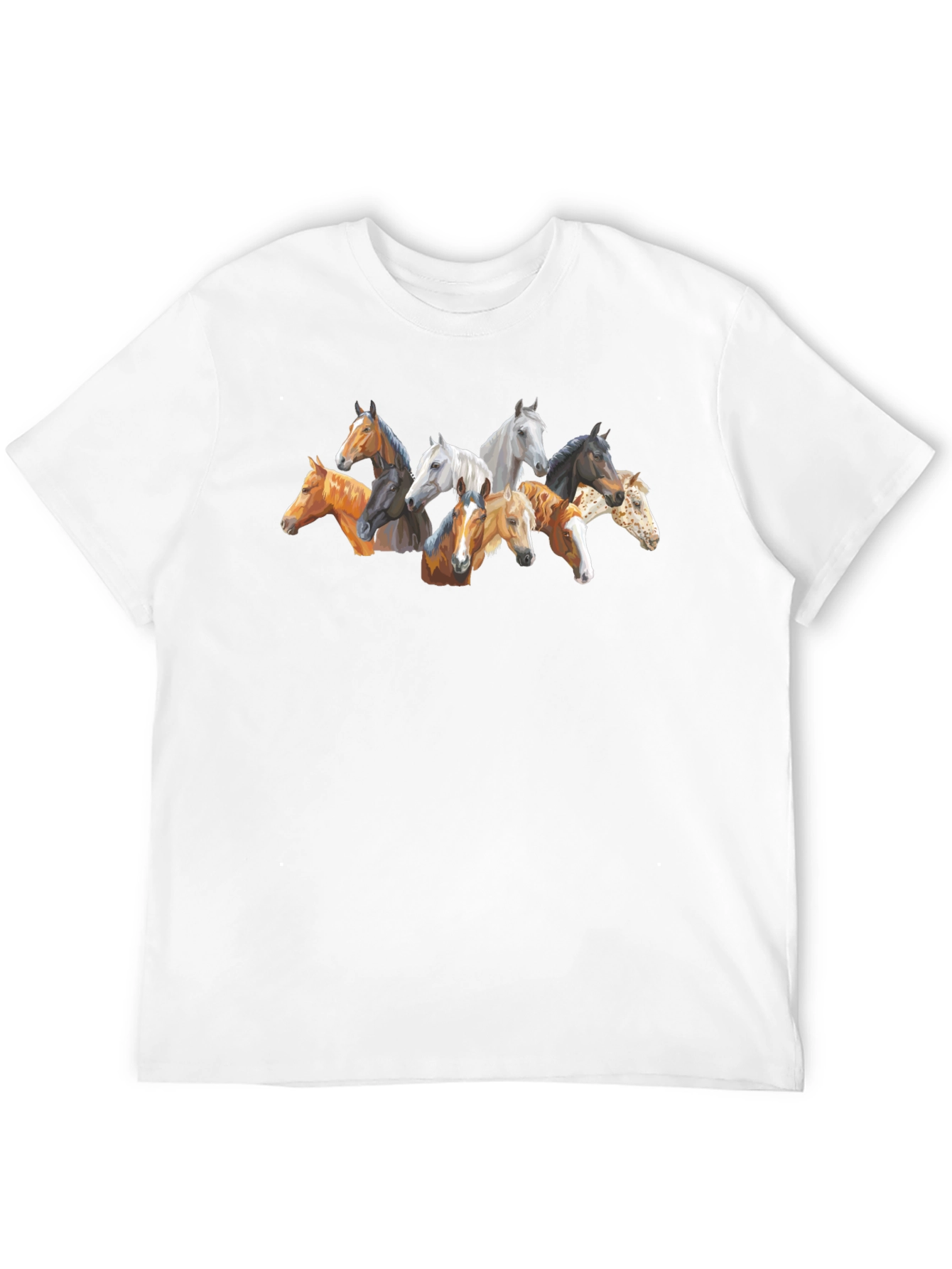 Horse Head T-Shirt - Unique Animal Lover Design