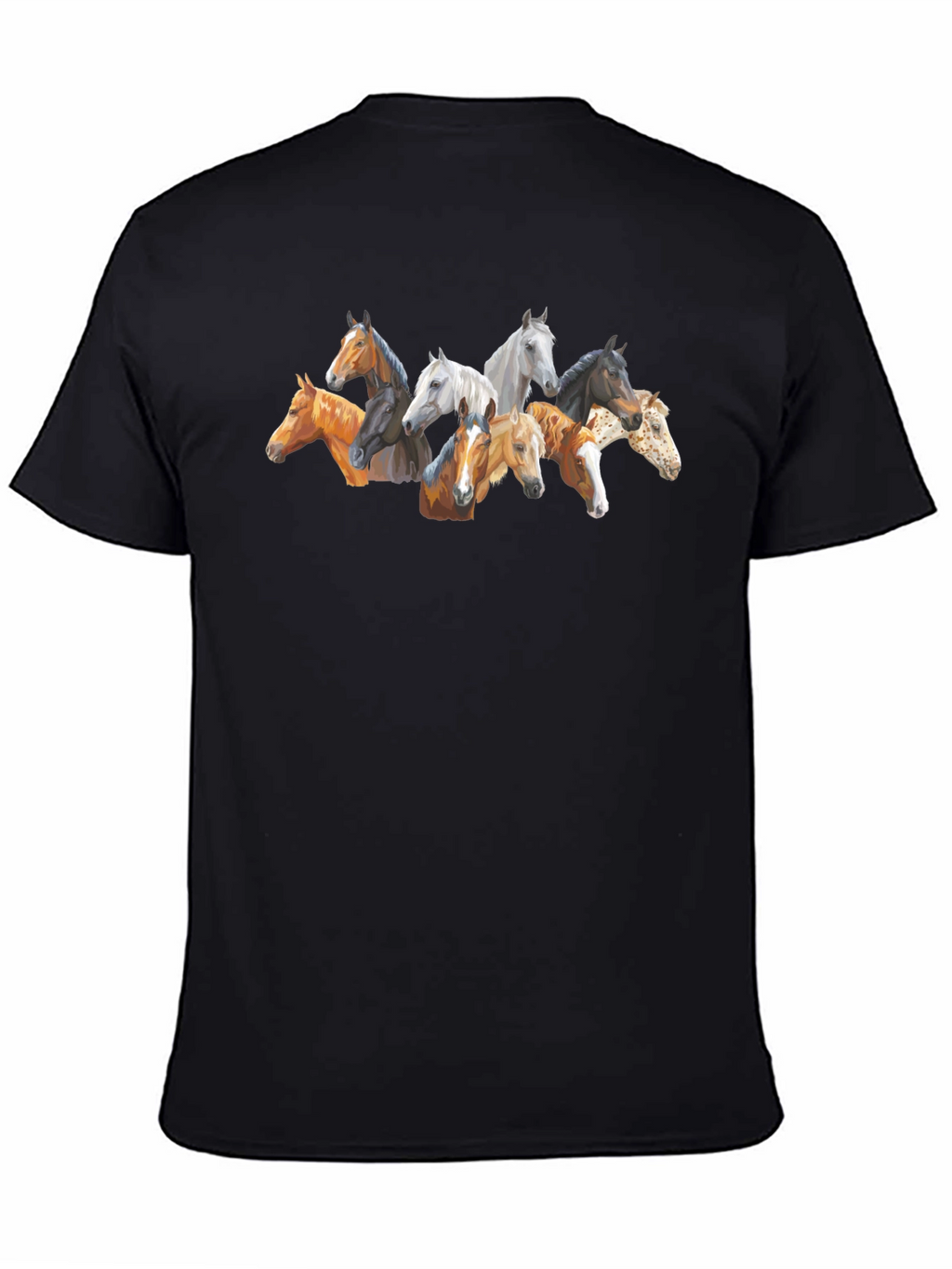 Horse Head T-Shirt - Unique Animal Lover Design