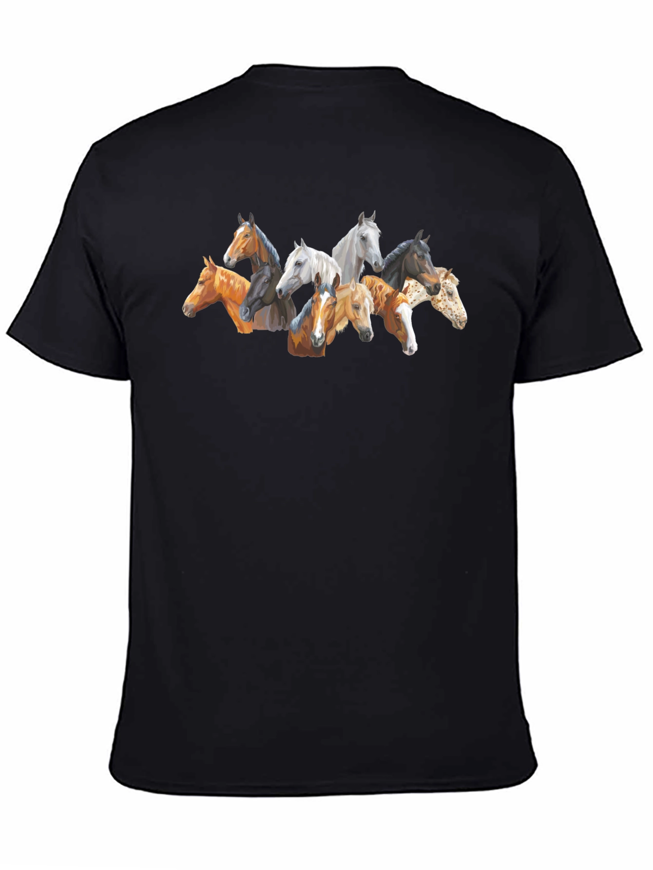 Horse Head T-Shirt - Unique Animal Lover Design
