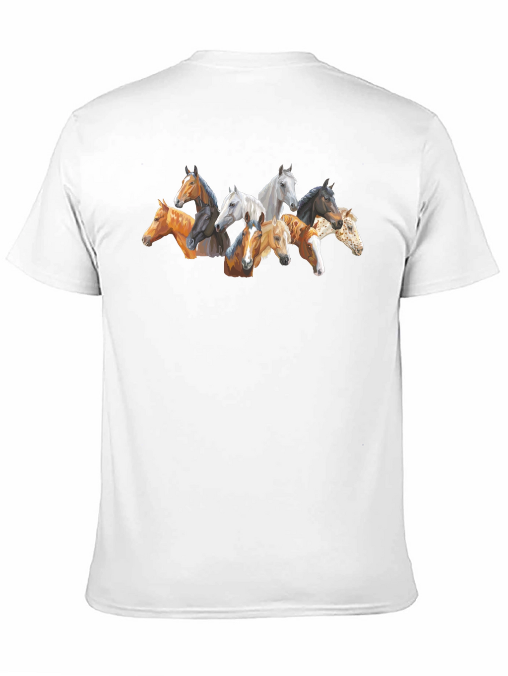 Horse Head T-Shirt - Unique Animal Lover Design