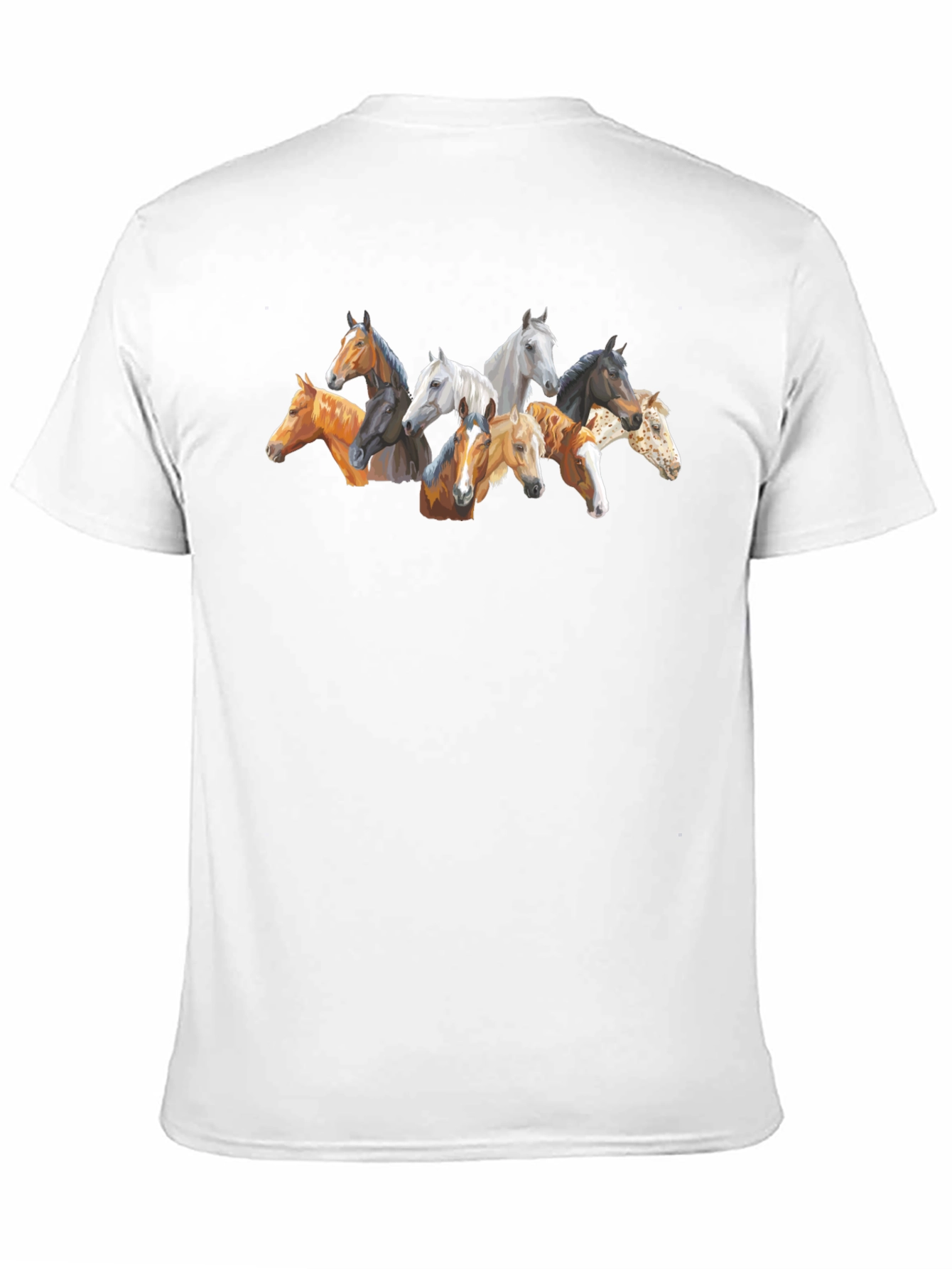Horse Head T-Shirt - Unique Animal Lover Design