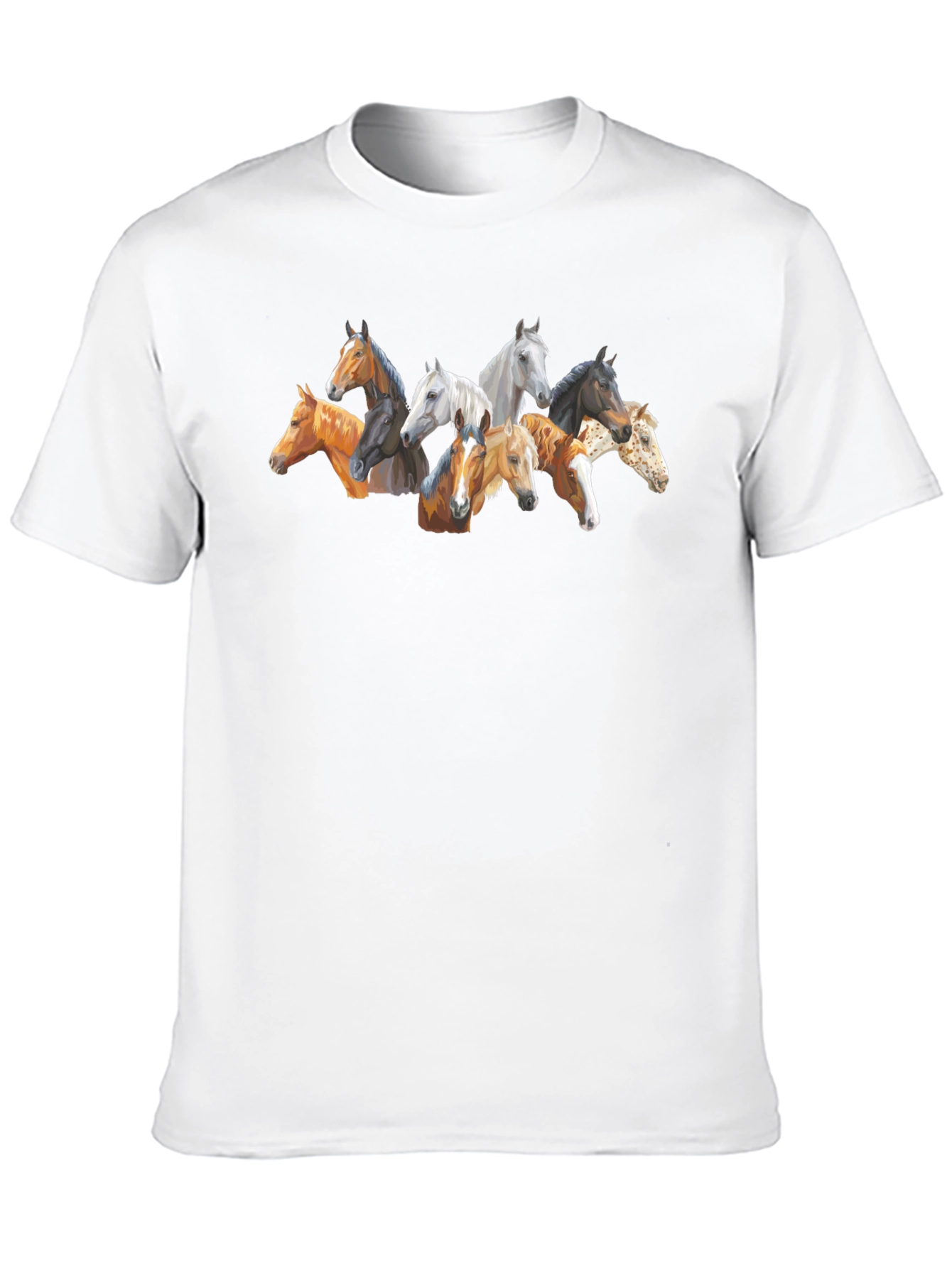 Horse Head T-Shirt - Unique Animal Lover Design