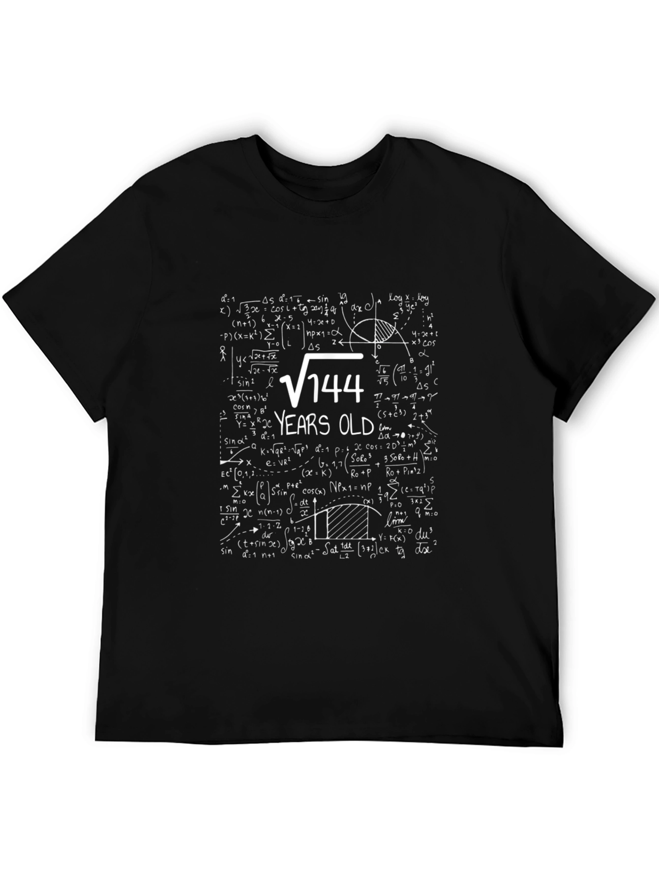 Math Equation 12 Years Old Graphic T-Shirt