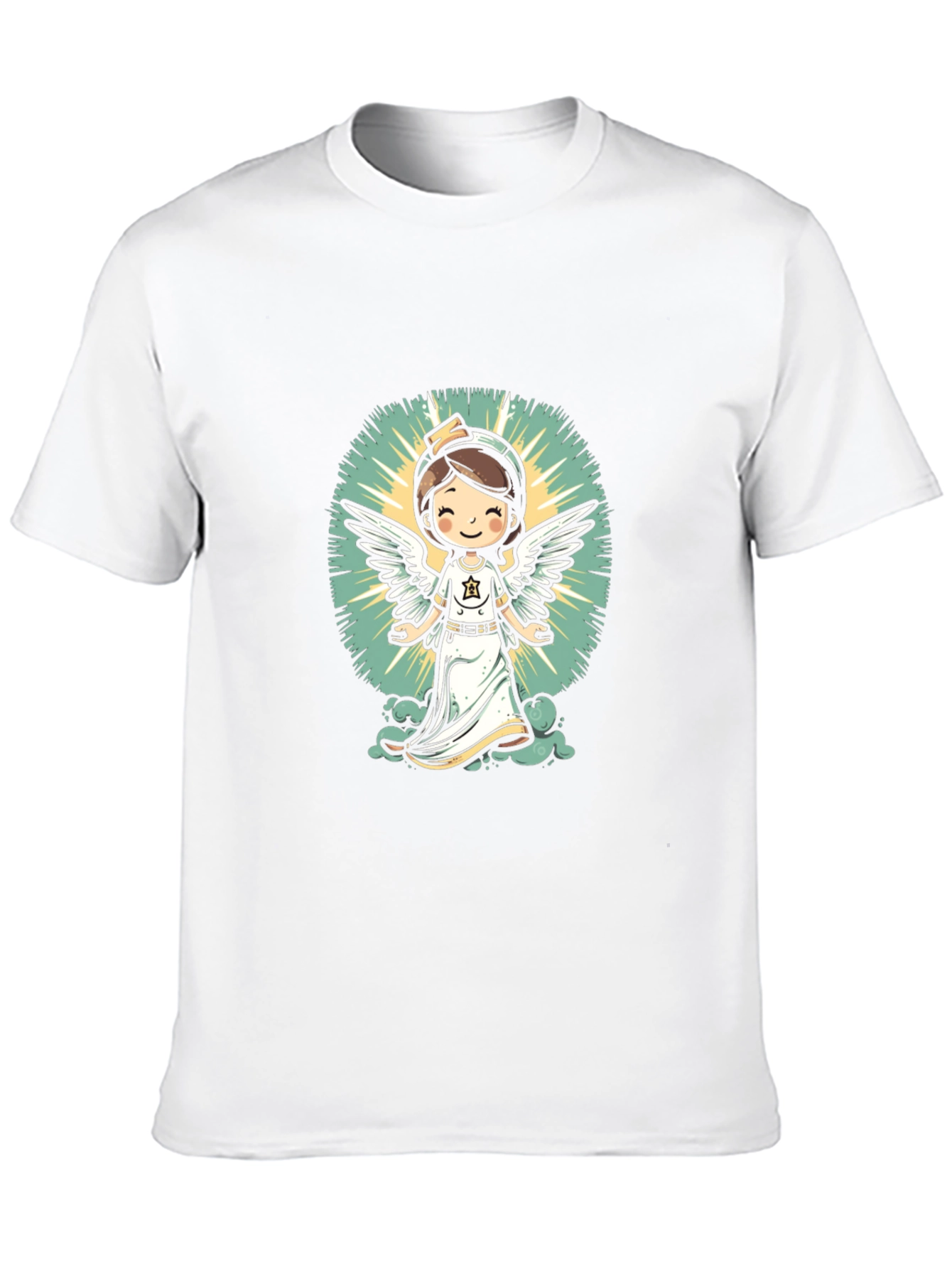 Angel Nurse Graphic Tee - Unisex Black T-Shirt