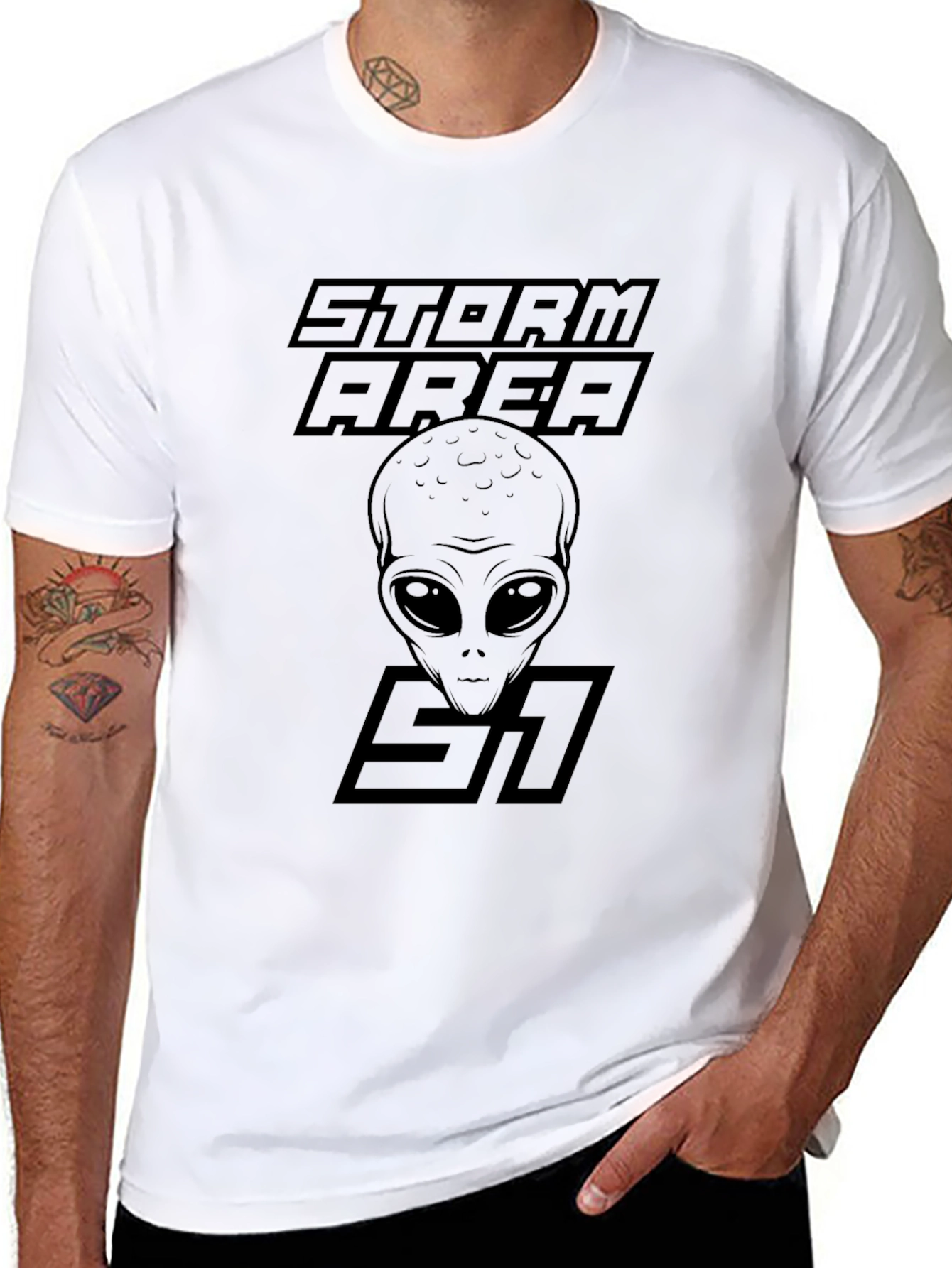 Storm Area 51 Alien Graphic T-Shirt