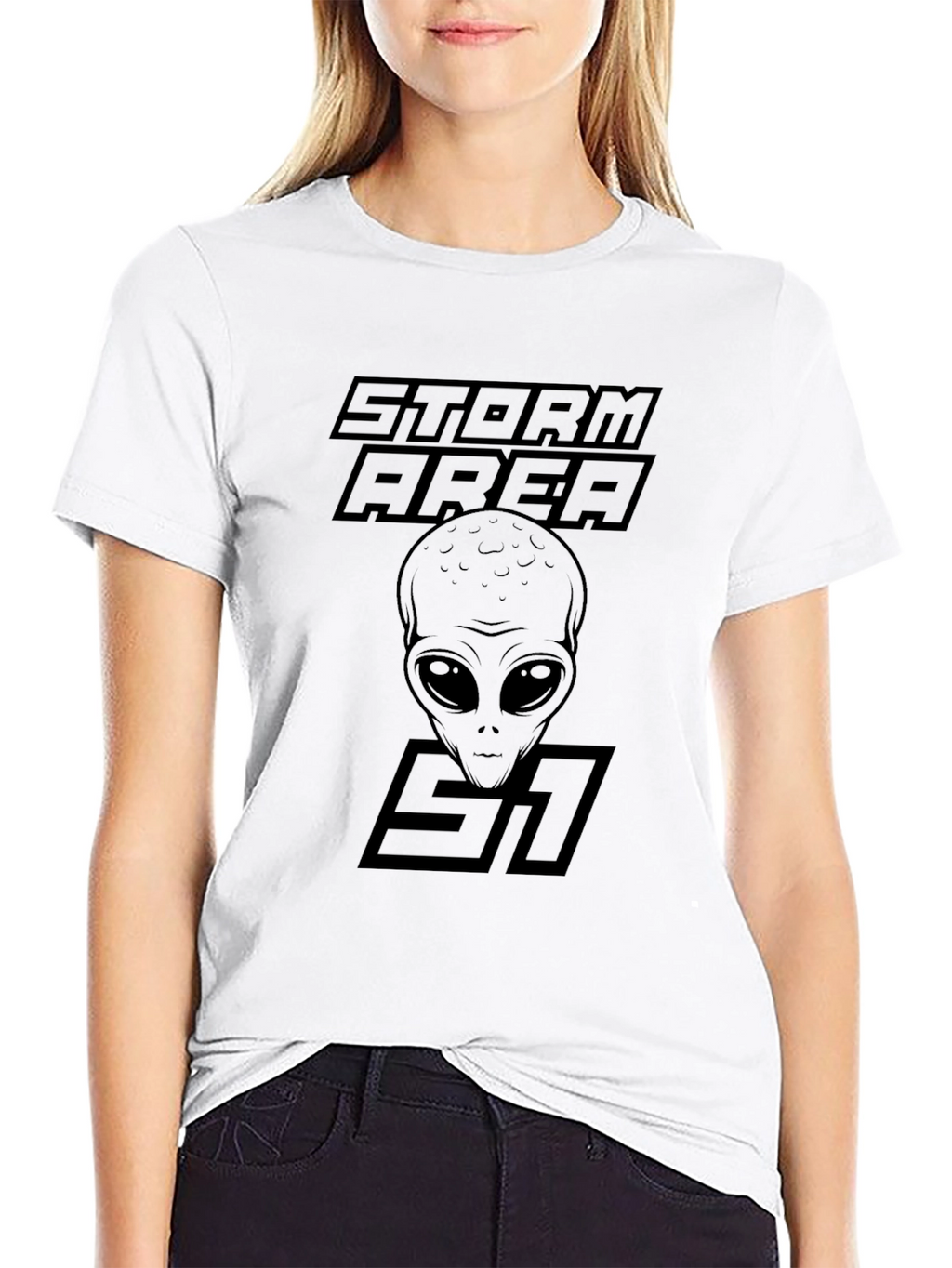 Storm Area 51 Alien Graphic T-Shirt