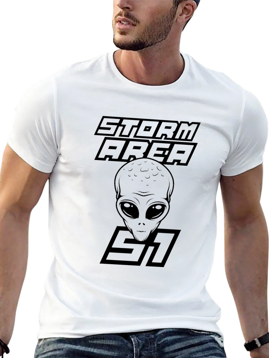Storm Area 51 Alien Graphic T-Shirt