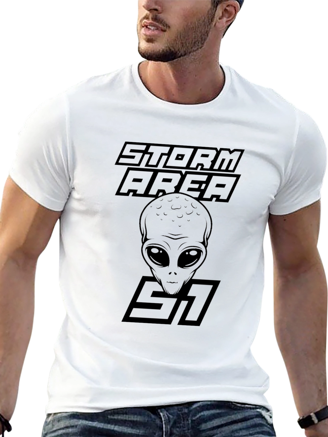 Storm Area 51 Alien Graphic T-Shirt
