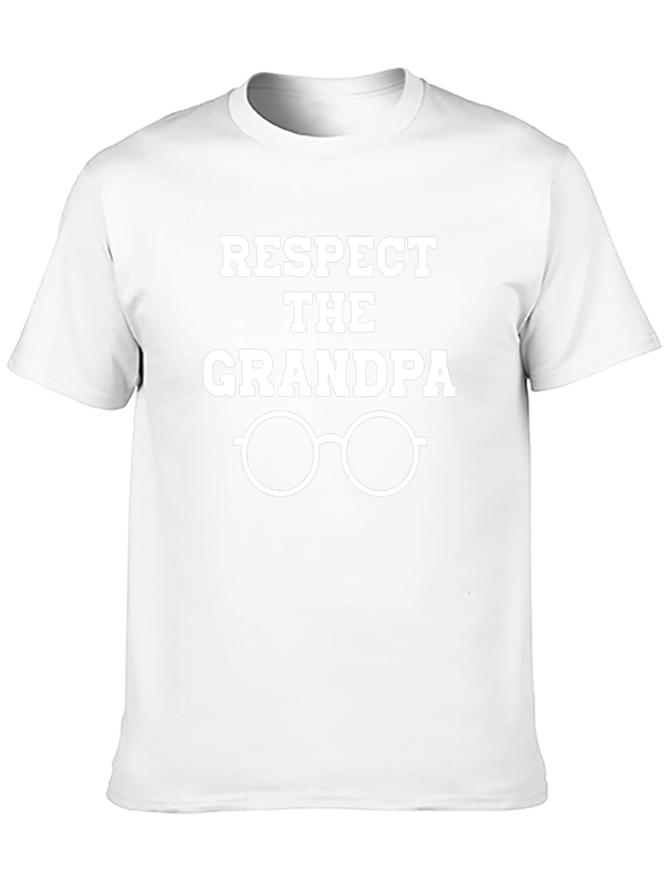 Respect the Grandpa Black T-Shirt