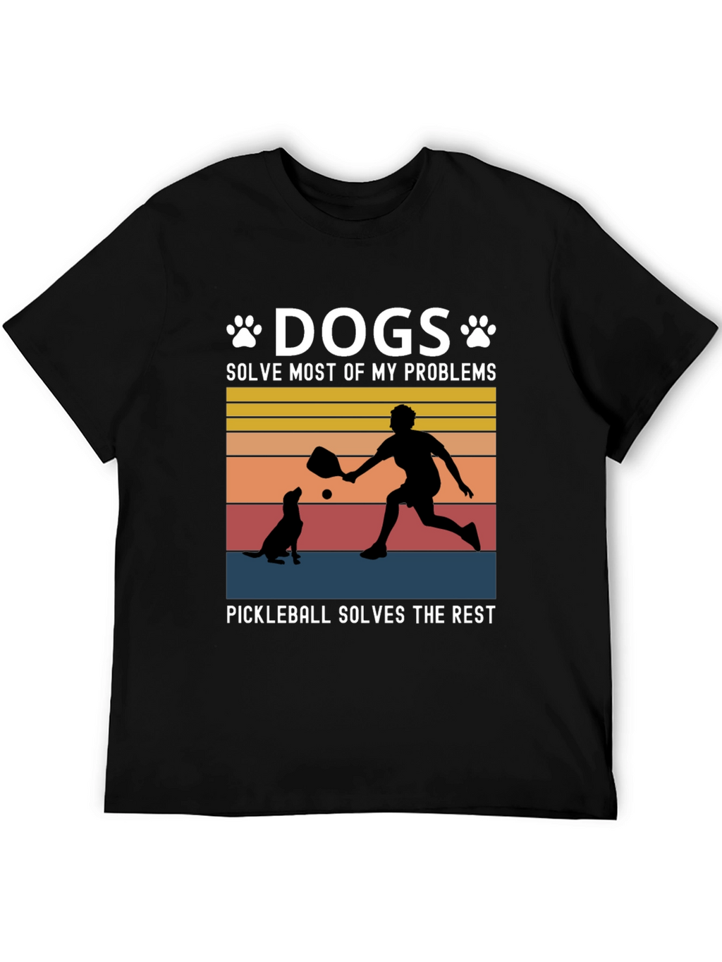 Dogs & Pickleball T-Shirt: Solve Your Problems!