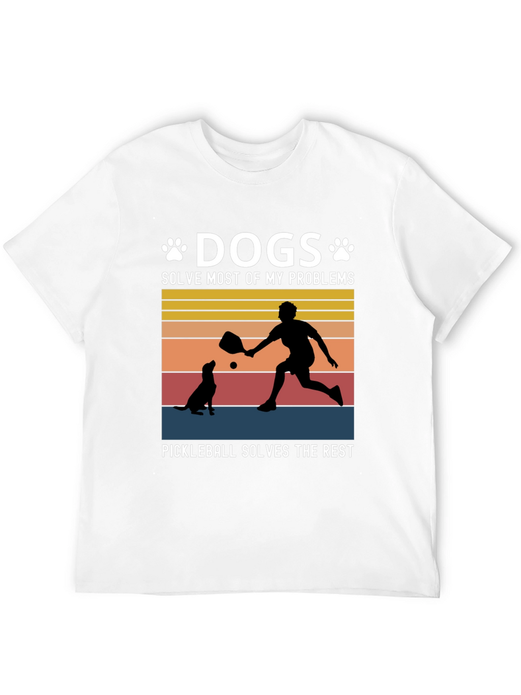 Dogs & Pickleball T-Shirt: Solve Your Problems!