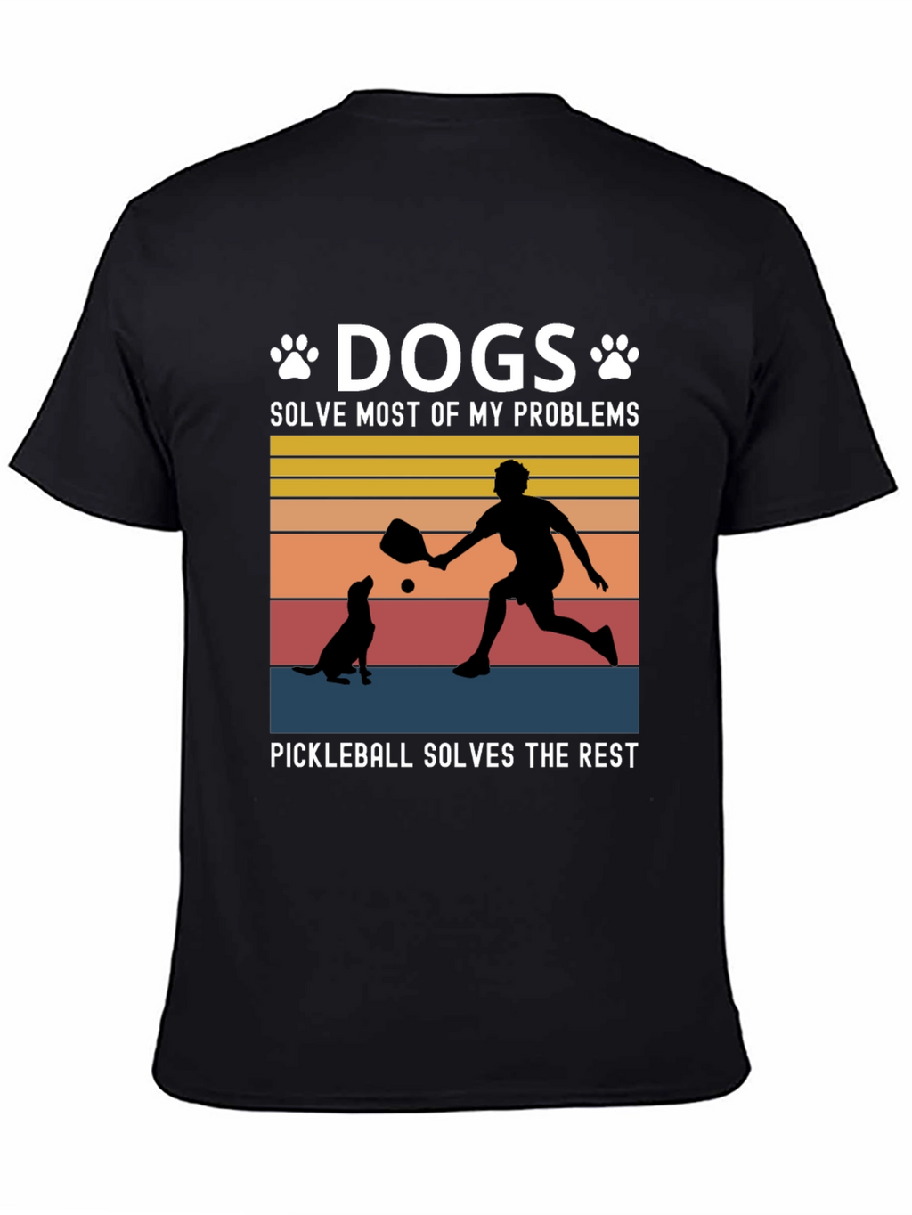 Dogs & Pickleball T-Shirt: Solve Your Problems!