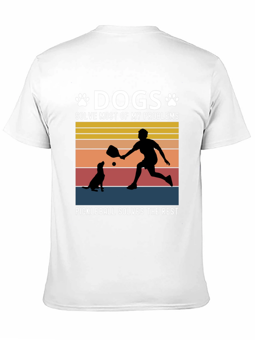Dogs & Pickleball T-Shirt: Solve Your Problems!