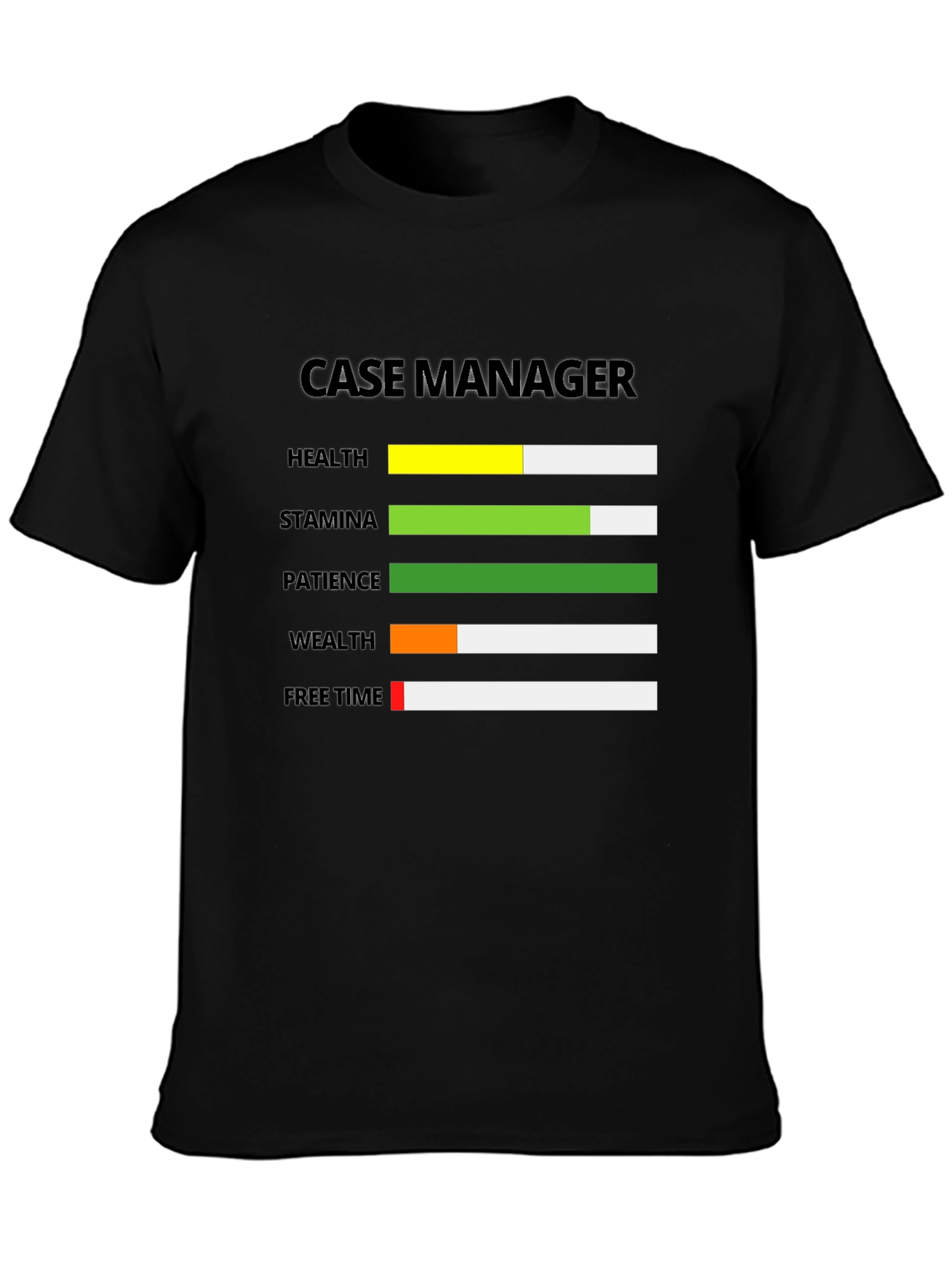 Case Manager Status Graphic T-Shirt