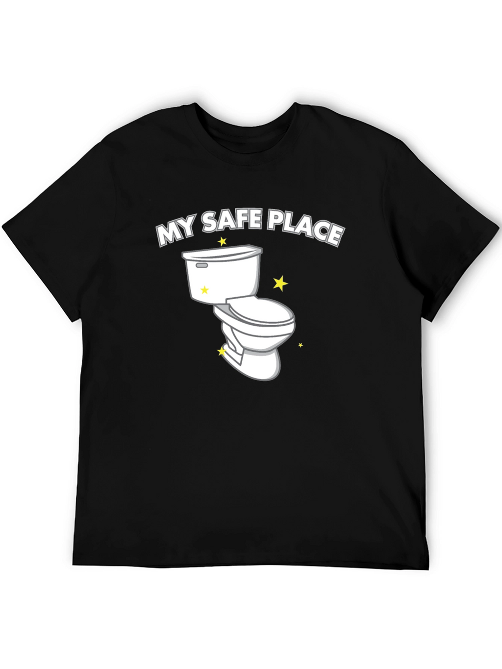 My Safe Place Toilet Humor Graphic Tee