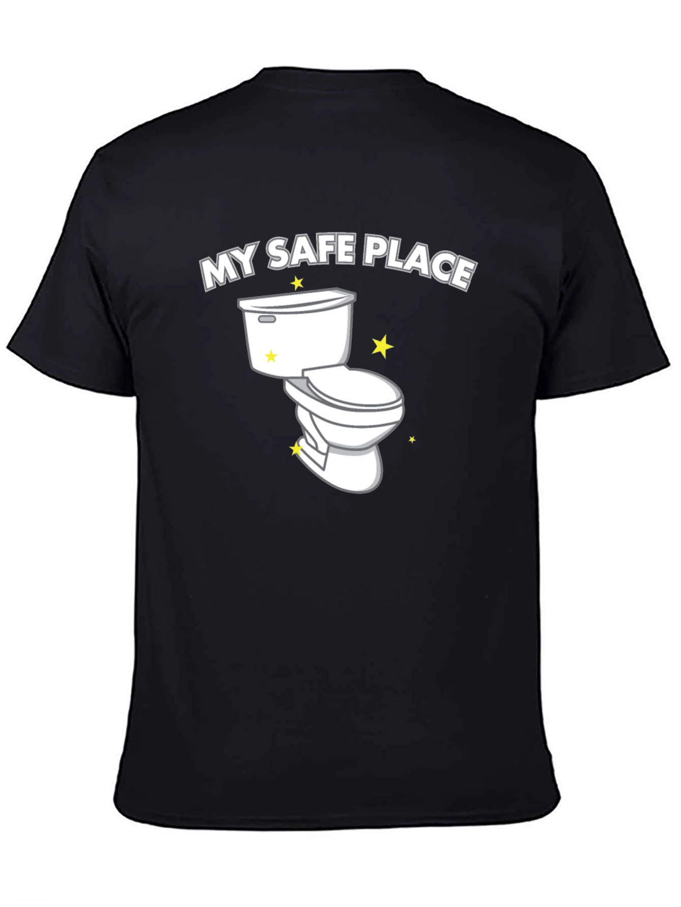 My Safe Place Toilet Humor Graphic Tee