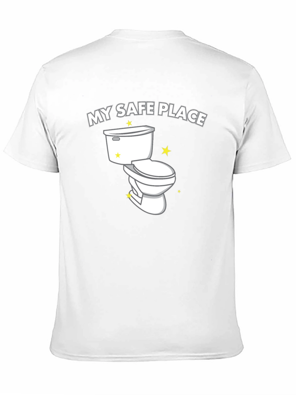 My Safe Place Toilet Humor Graphic Tee
