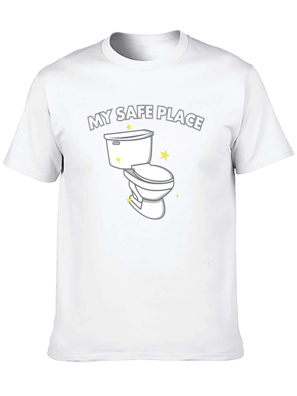 My Safe Place Toilet Humor Graphic Tee