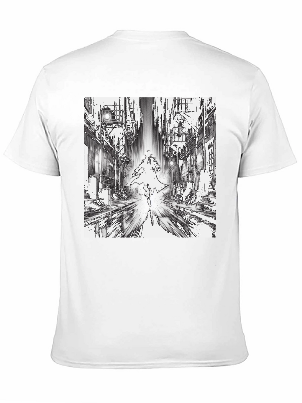 Noir Cityscape Graphic T-Shirt