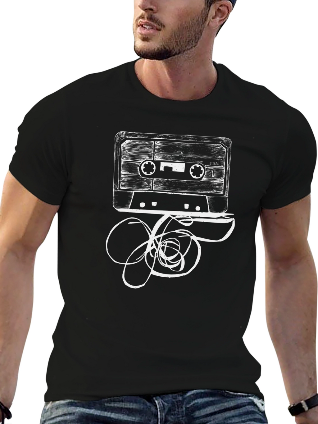 Retro Cassette Tape Graphic Tee