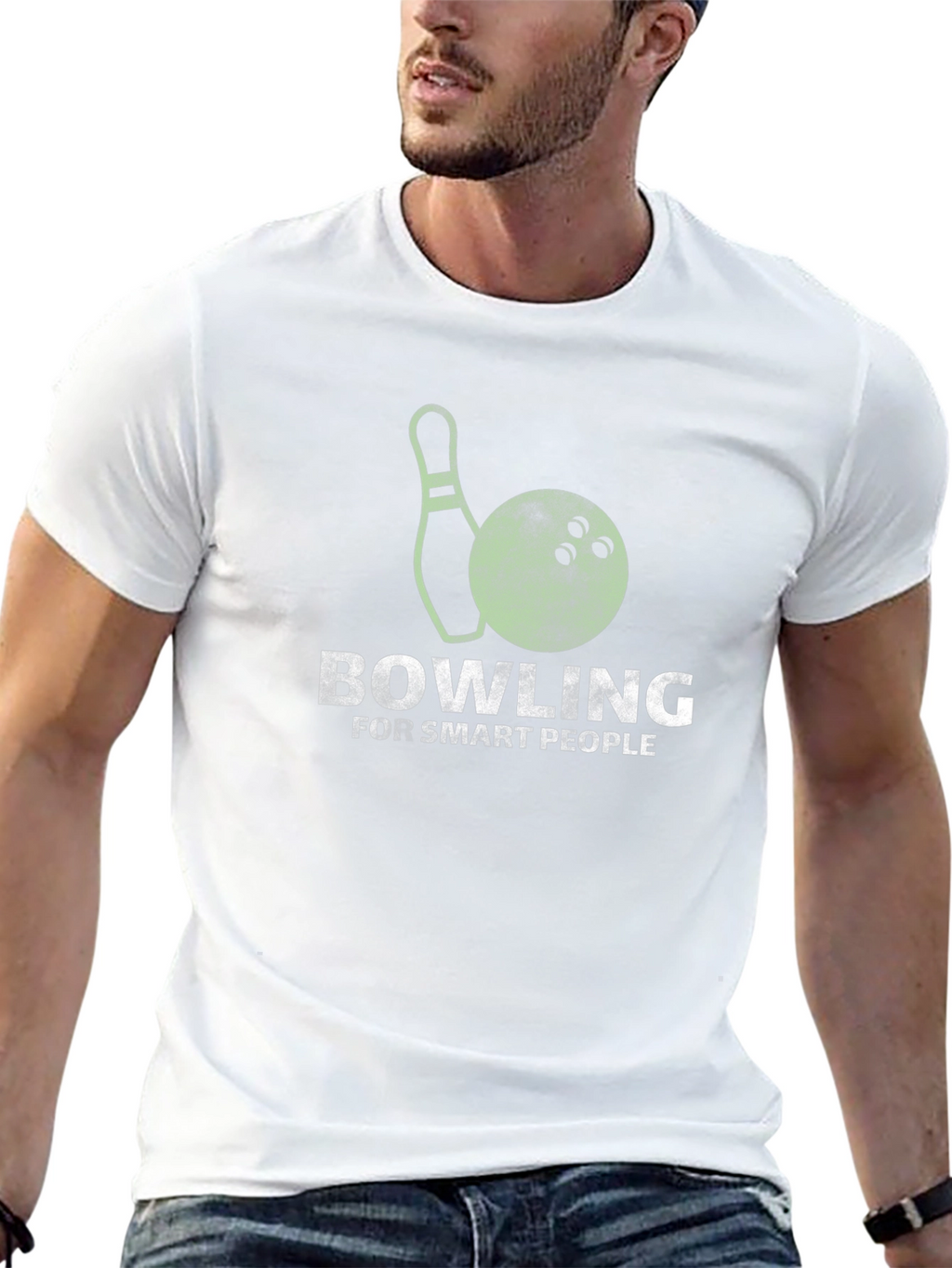 Bowling for Smart People Graphic T-Shirt