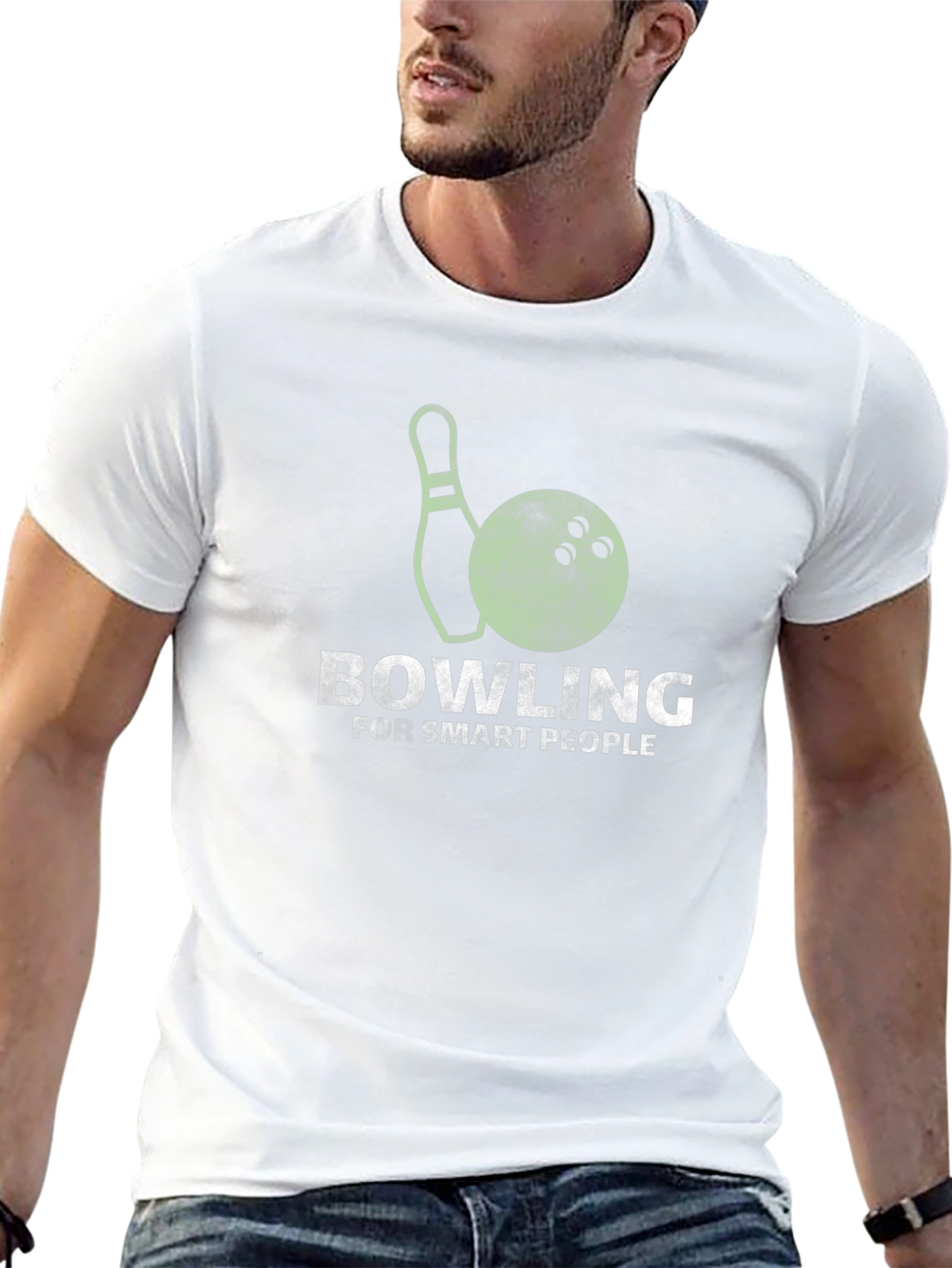 Bowling for Smart People Graphic T-Shirt