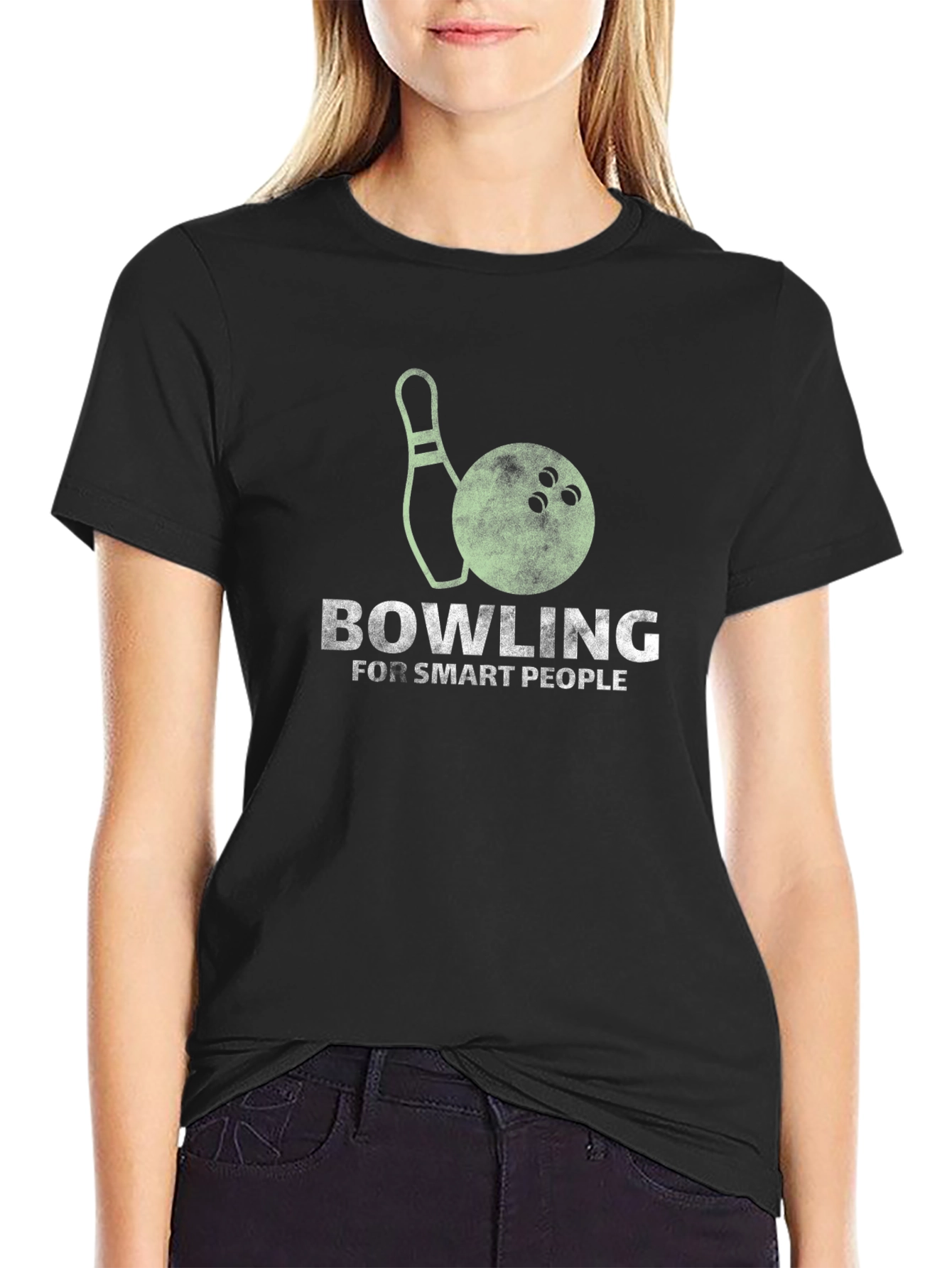 Bowling for Smart People Graphic T-Shirt