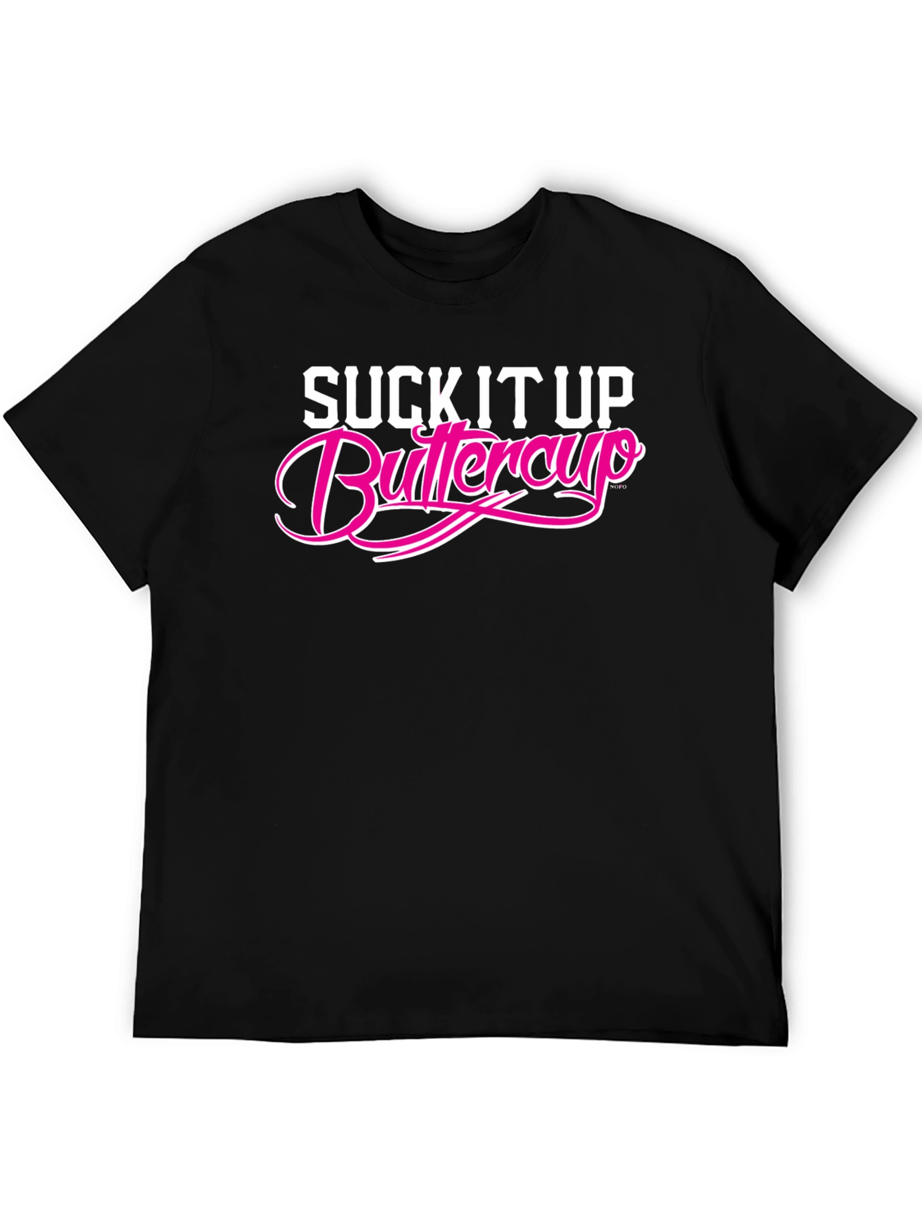 Suck It Up Buttercup Graphic Tee - Black