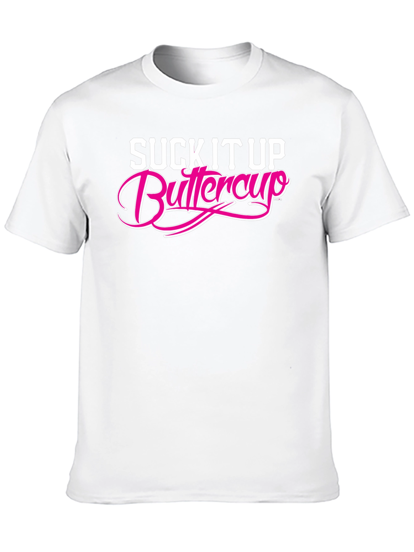 Suck It Up Buttercup Graphic Tee - Black
