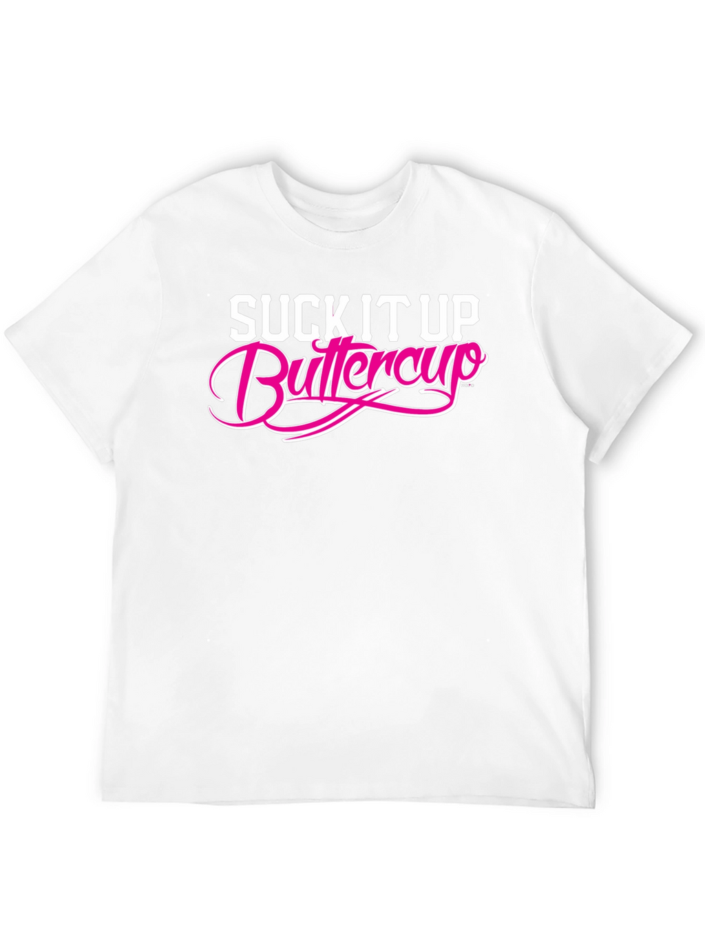 Suck It Up Buttercup Graphic Tee - Black