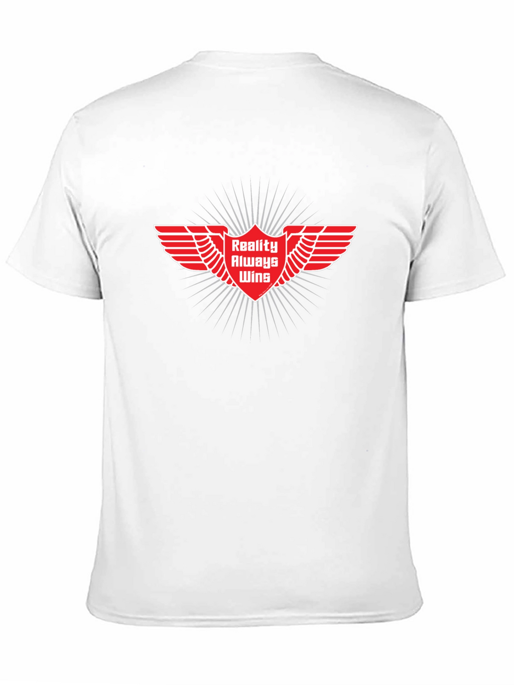 Reality Always Wins Graphic Tee - Black Cotton Shirt