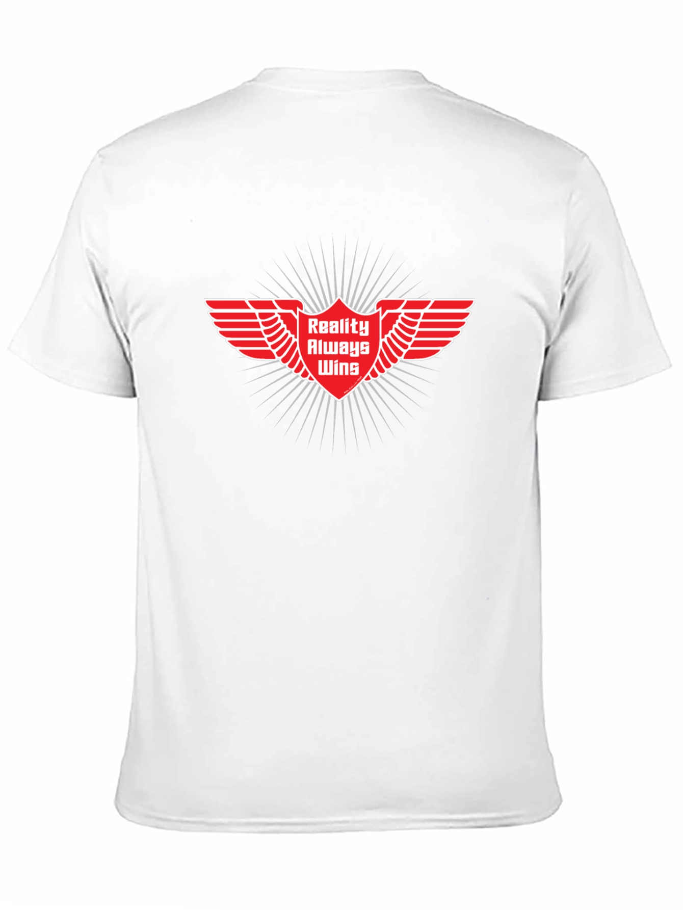 Reality Always Wins Graphic Tee - Black Cotton Shirt