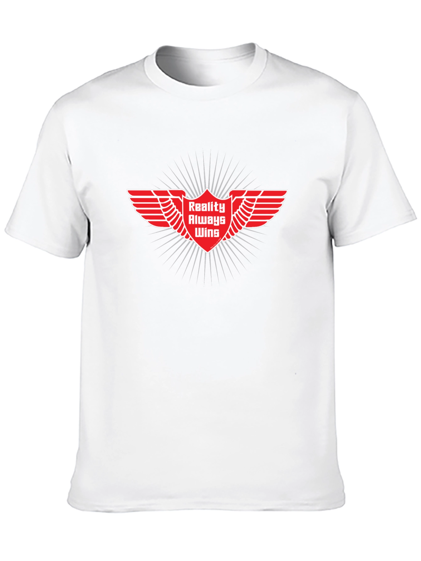 Reality Always Wins Graphic Tee - Black Cotton Shirt