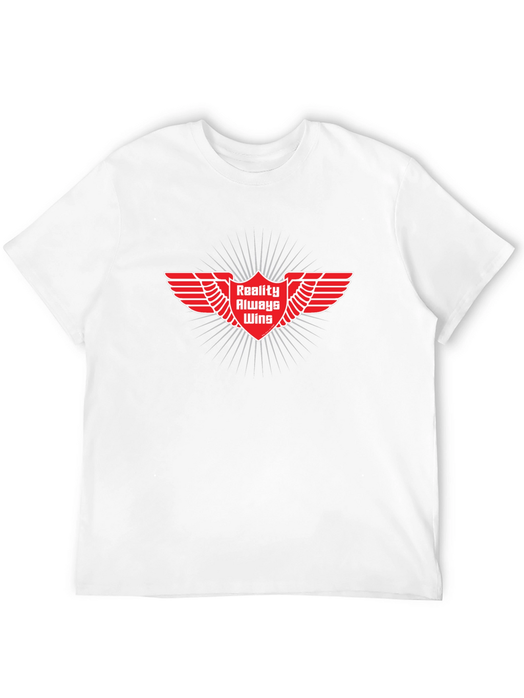 Reality Always Wins Graphic Tee - Black Cotton Shirt