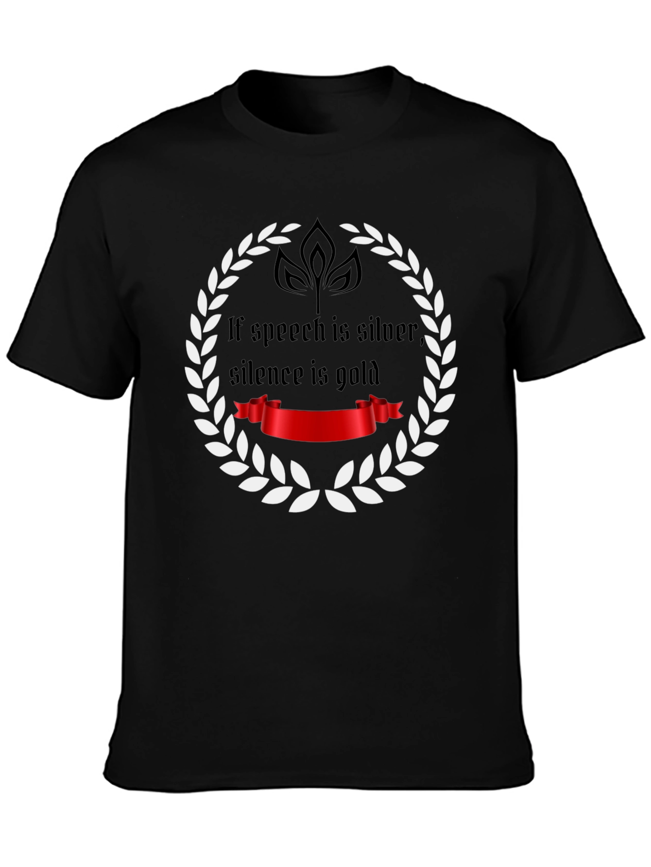 Speech Silver Silence Gold T-Shirt