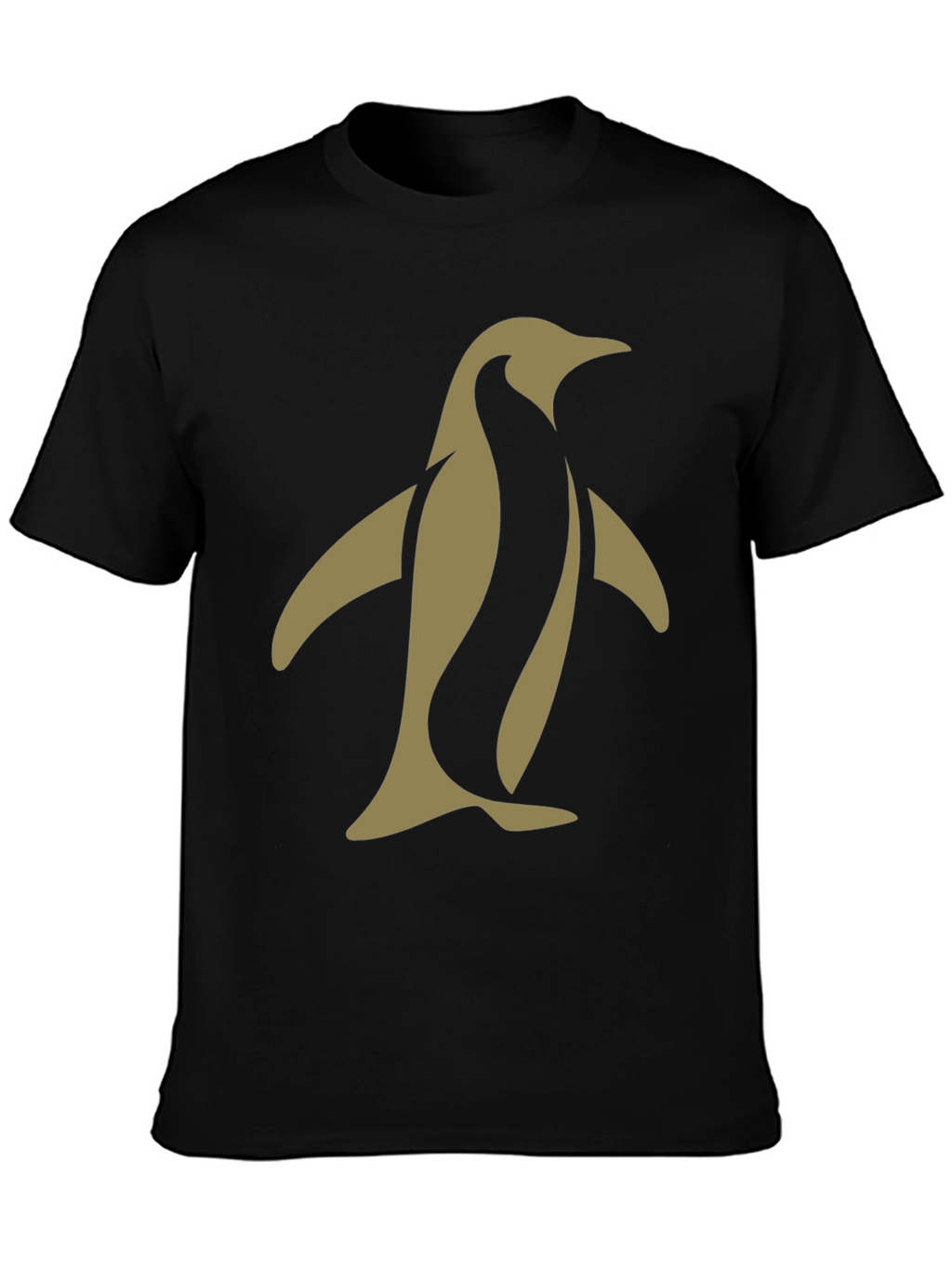 Penguin Graphic Tee - Modern Black T-Shirt