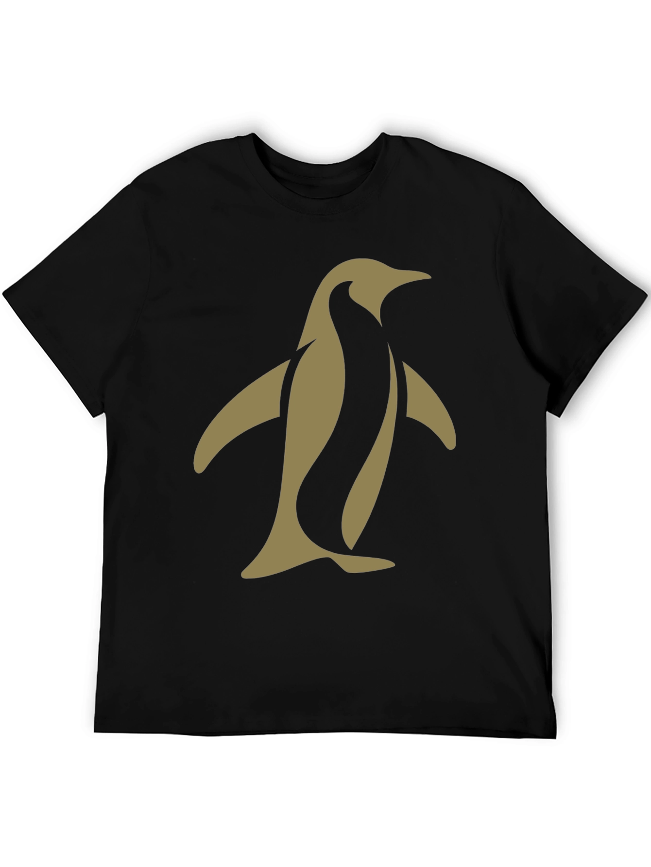 Penguin Graphic Tee - Modern Black T-Shirt