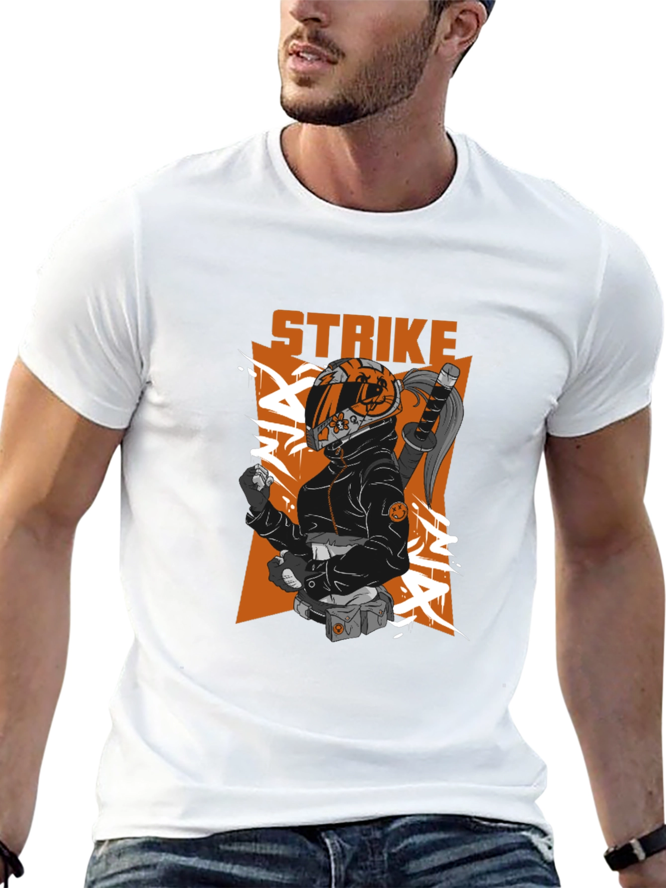 Strike Ninja Graphic T-Shirt - Urban Style