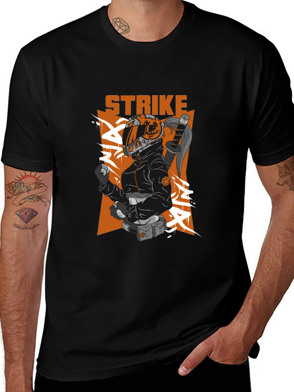 Strike Ninja Graphic T-Shirt - Urban Style