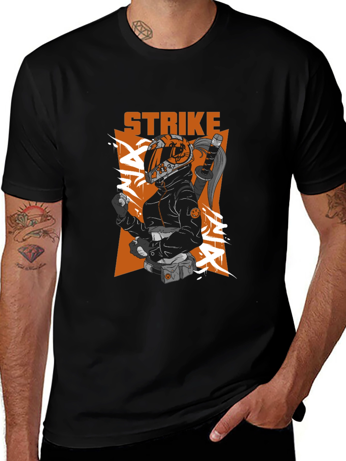 Strike Ninja Graphic T-Shirt - Urban Style