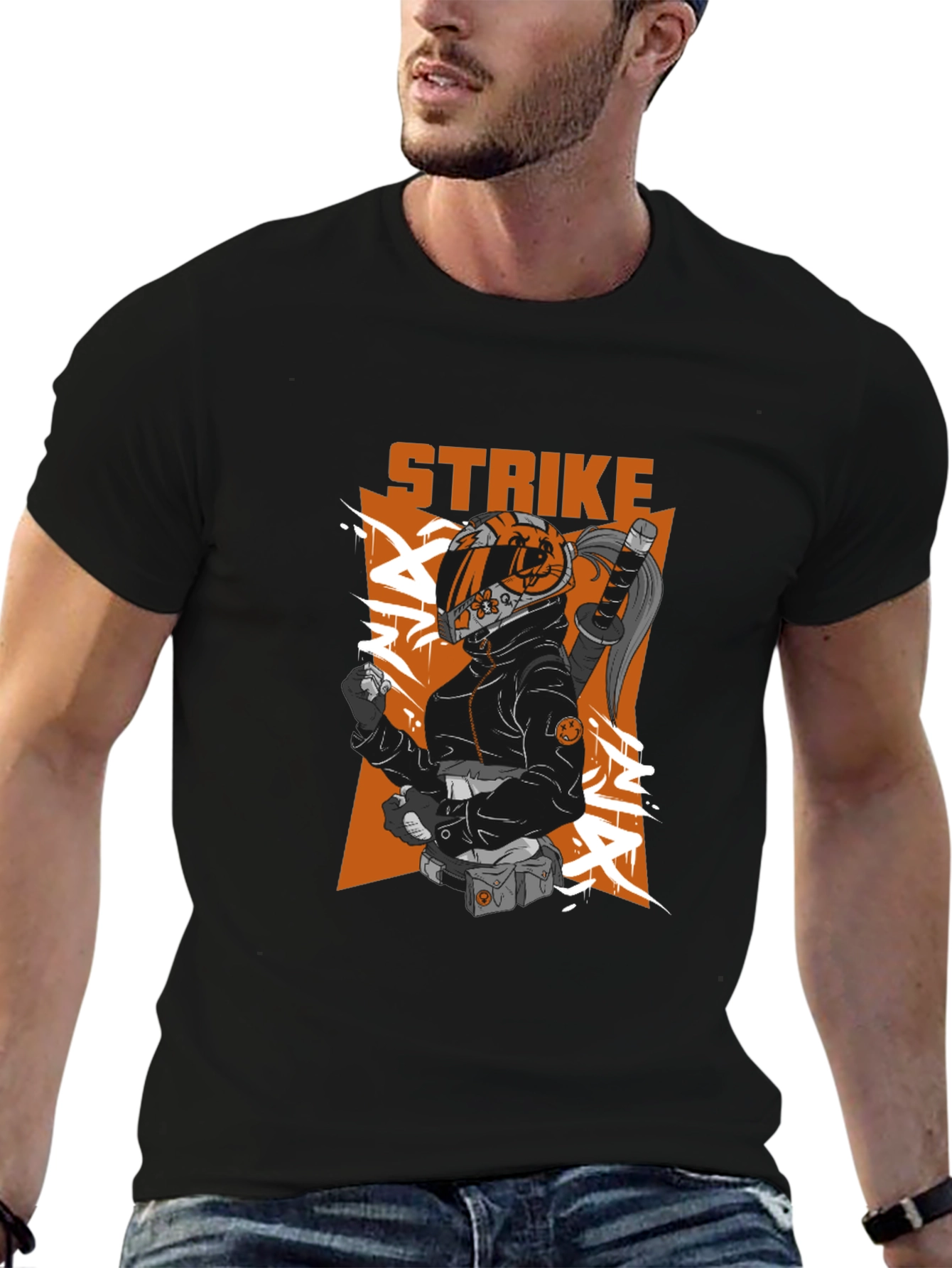 Strike Ninja Graphic T-Shirt - Urban Style