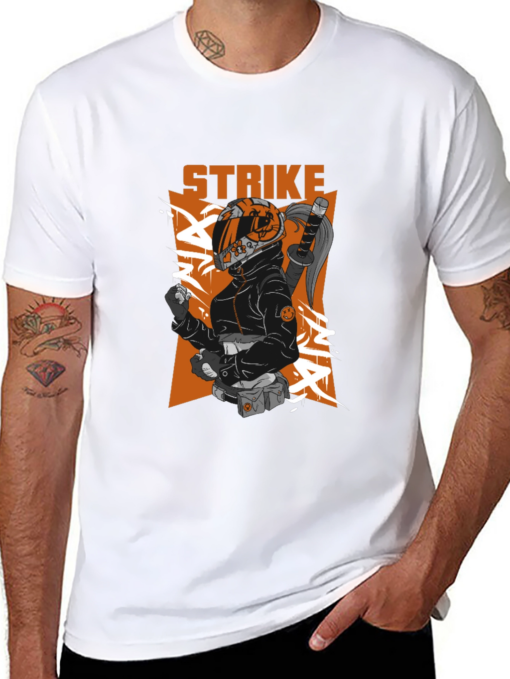 Strike Ninja Graphic T-Shirt - Urban Style