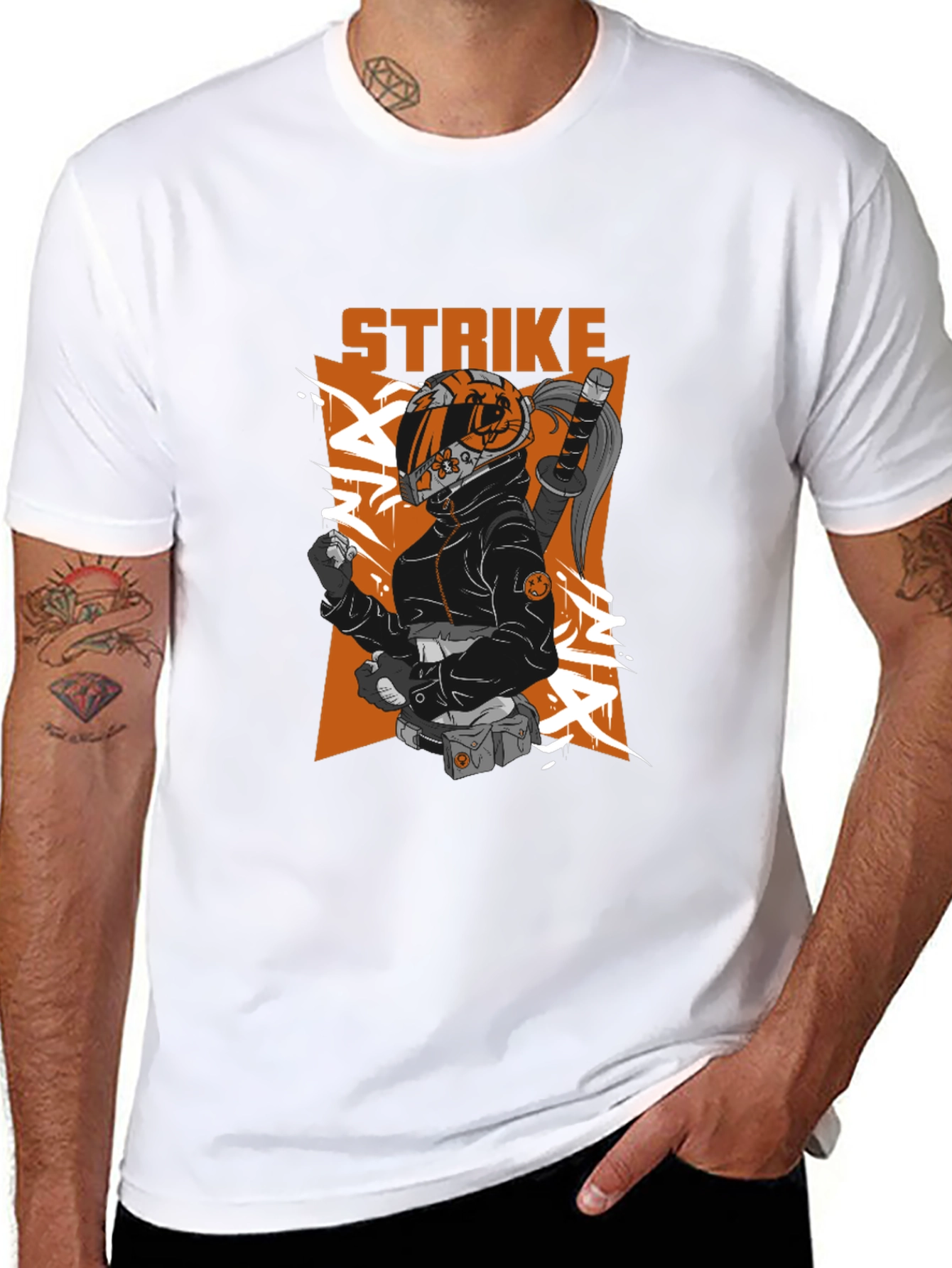 Strike Ninja Graphic T-Shirt - Urban Style