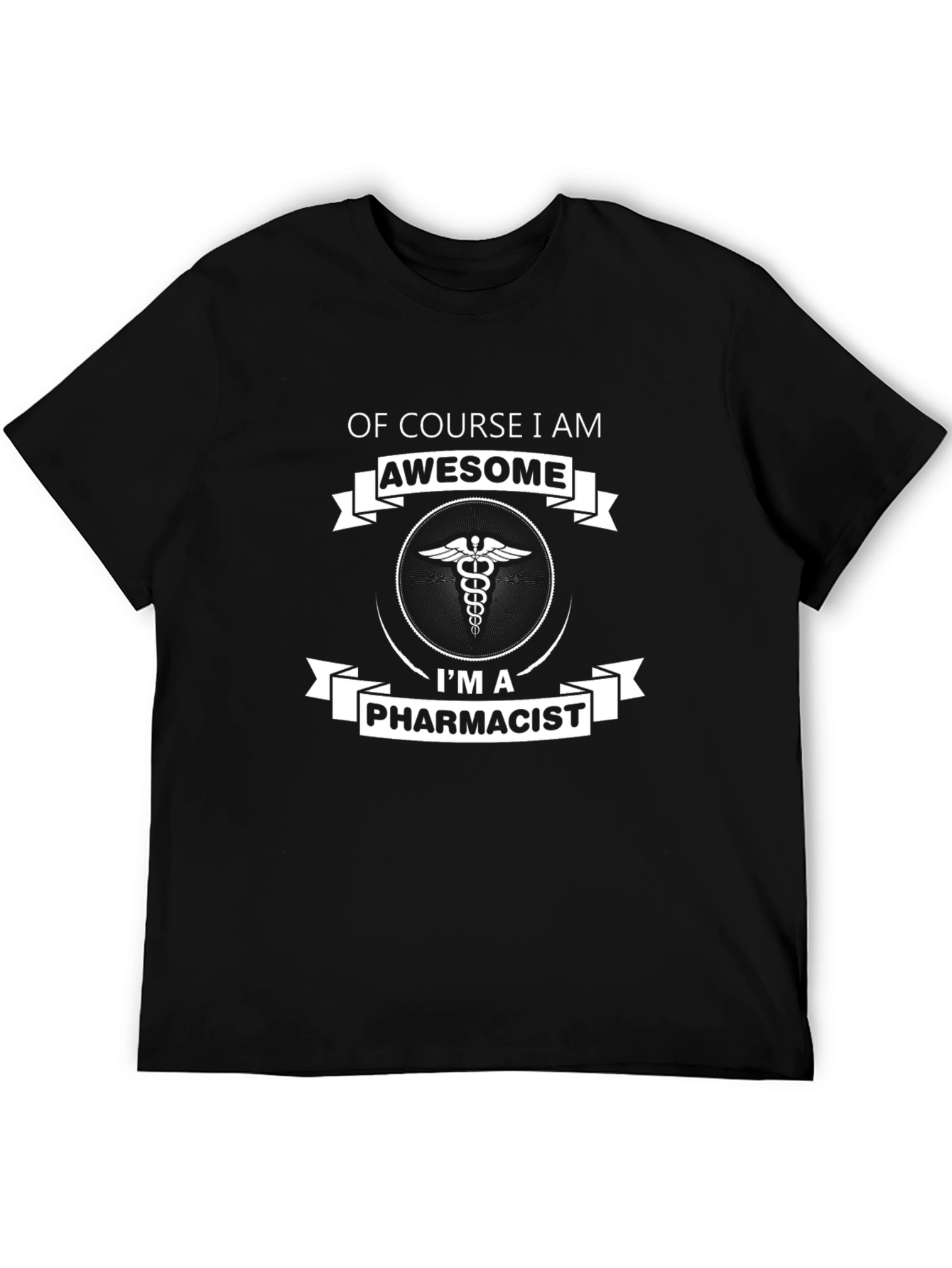 Awesome Pharmacist Graphic T-Shirt - Black Cotton Tee