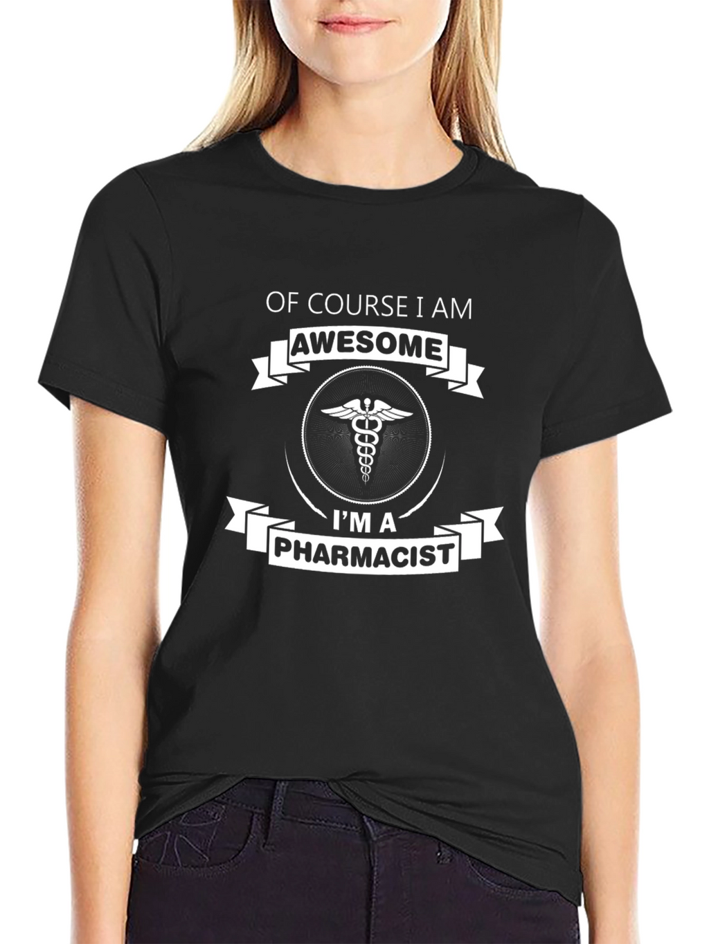 Awesome Pharmacist Graphic T-Shirt - Black Cotton Tee