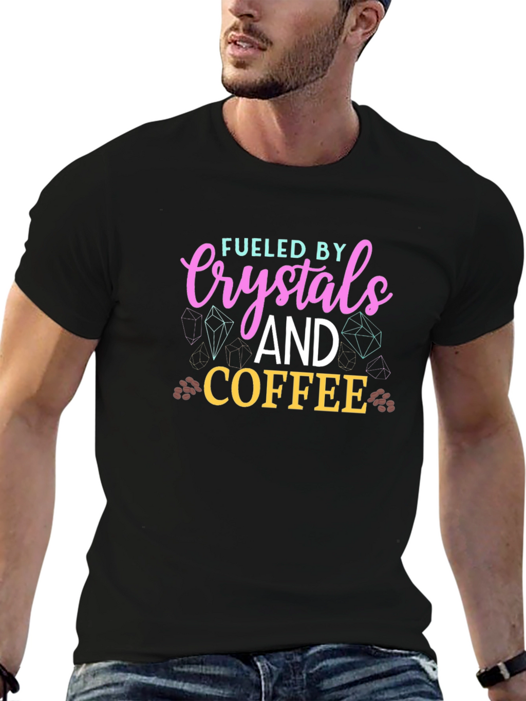 Fueled By Crystals and Coffee T-Shirt
