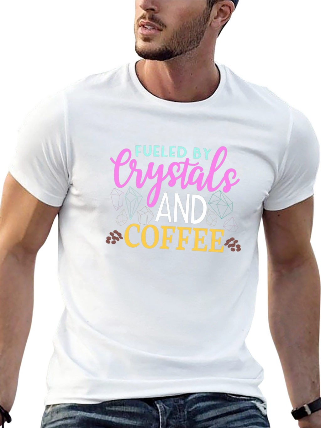 Fueled By Crystals and Coffee T-Shirt